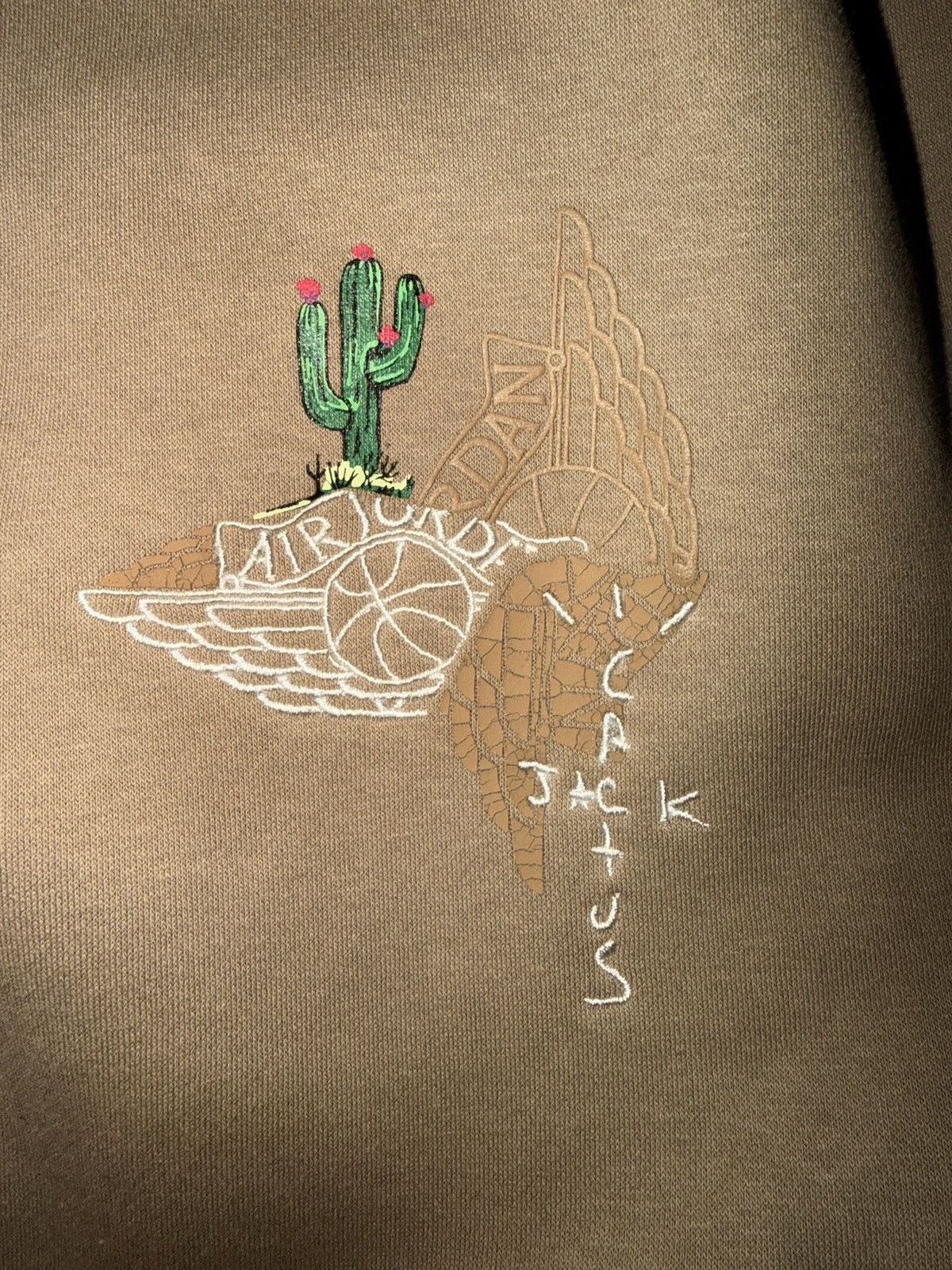 Jordan Brand × Travis Scott Travis Scott Cactus Jack x Jordan Hoodie "Khaki" XL *NEW* Size US XL / EU 56 / 4 - 8 Thumbnail