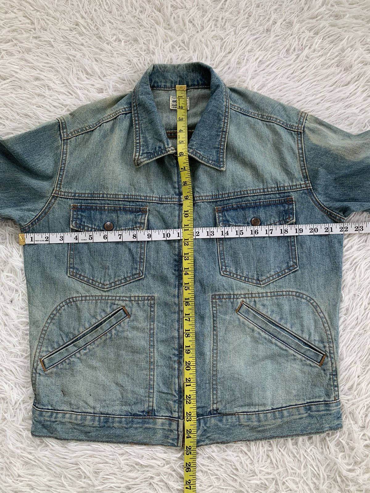 Big John Vtg Big John Denim Zipper Jacket Size US L / EU 52-54 / 3 - 16 Thumbnail
