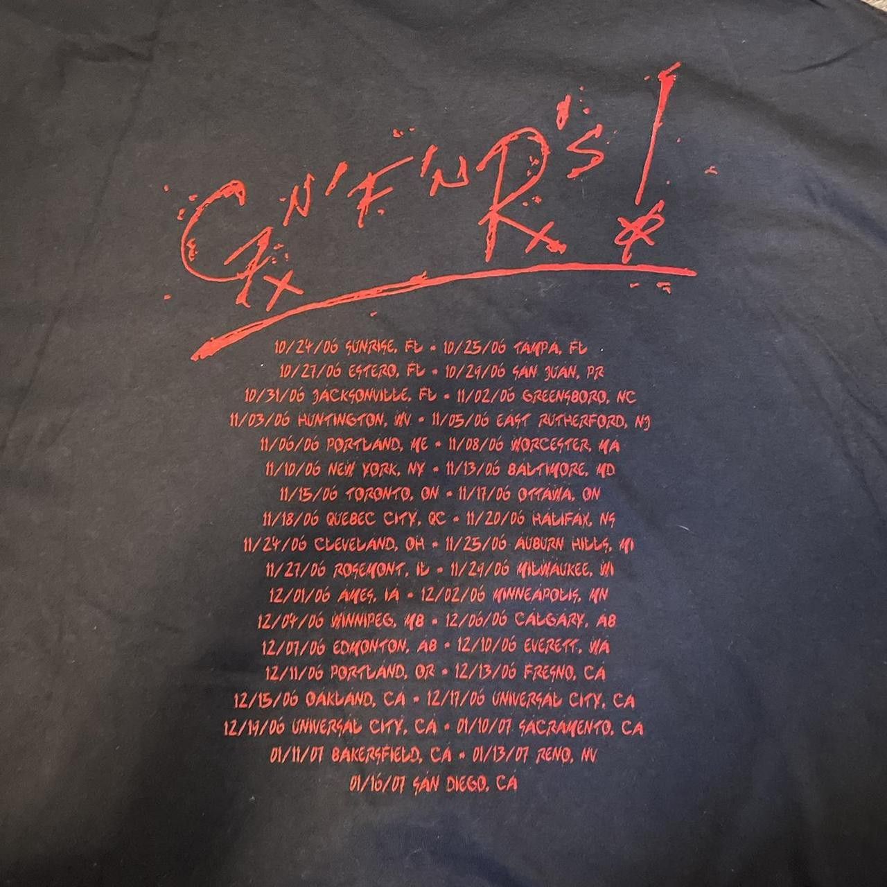 Band Tees × Vintage Vintage Y2K 90's Guns N' Roses 2006 Tour Graphic T-shirt Size US XL / EU 56 / 4 - 3 Thumbnail