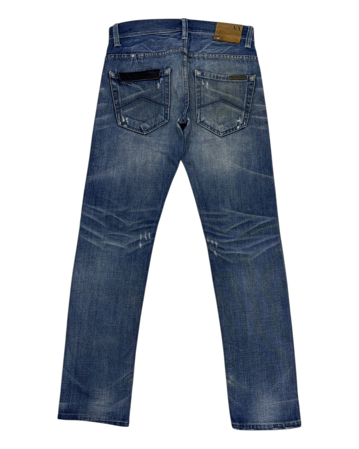 Armani Collezioni Armani Exchange Straight Leg Slim Fit Denim Jeans Size US 30 / EU 46 - 8 Thumbnail