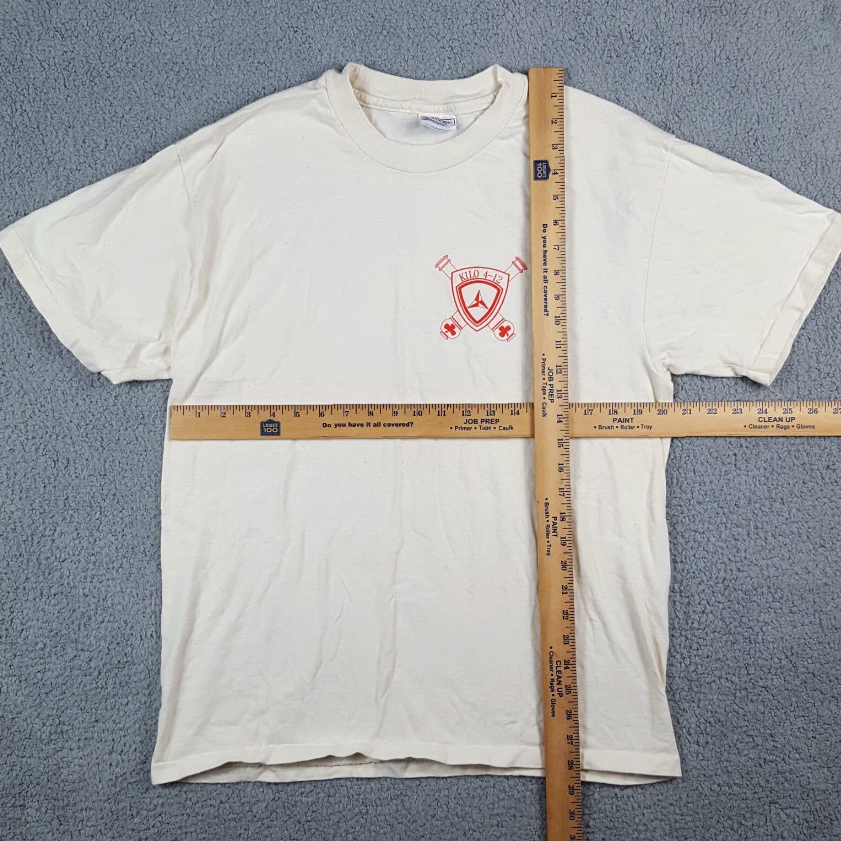 Hanes VINTAGE Hanes 90s Vietnam Reunion Military T-Shirt Men's Large White Army Retro Size US L / EU 52-54 / 3 - 8 Thumbnail