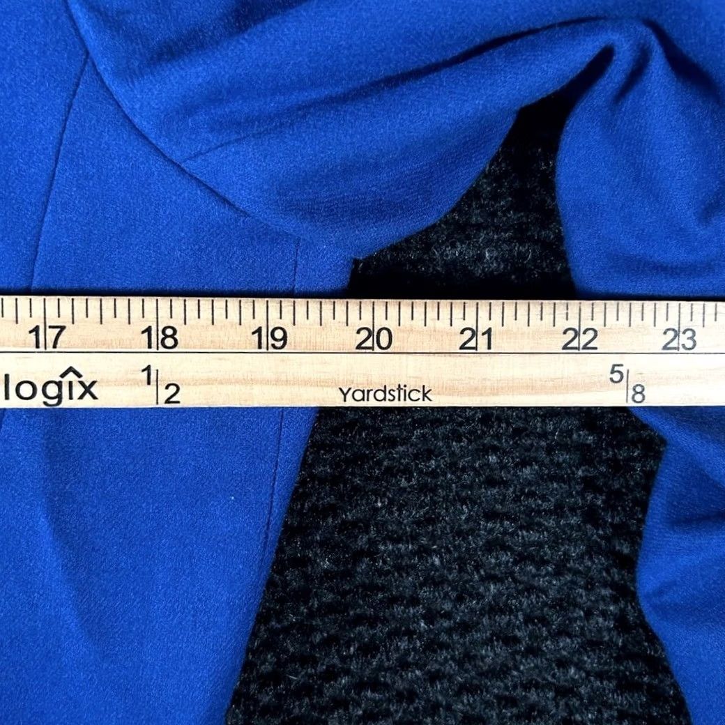 Pendleton VTG Pendleton Blazer Wool Blue Women's Medium Collarless Button Front Jacket Size XXL / US 16-18 / IT 52-54 - 7 Thumbnail