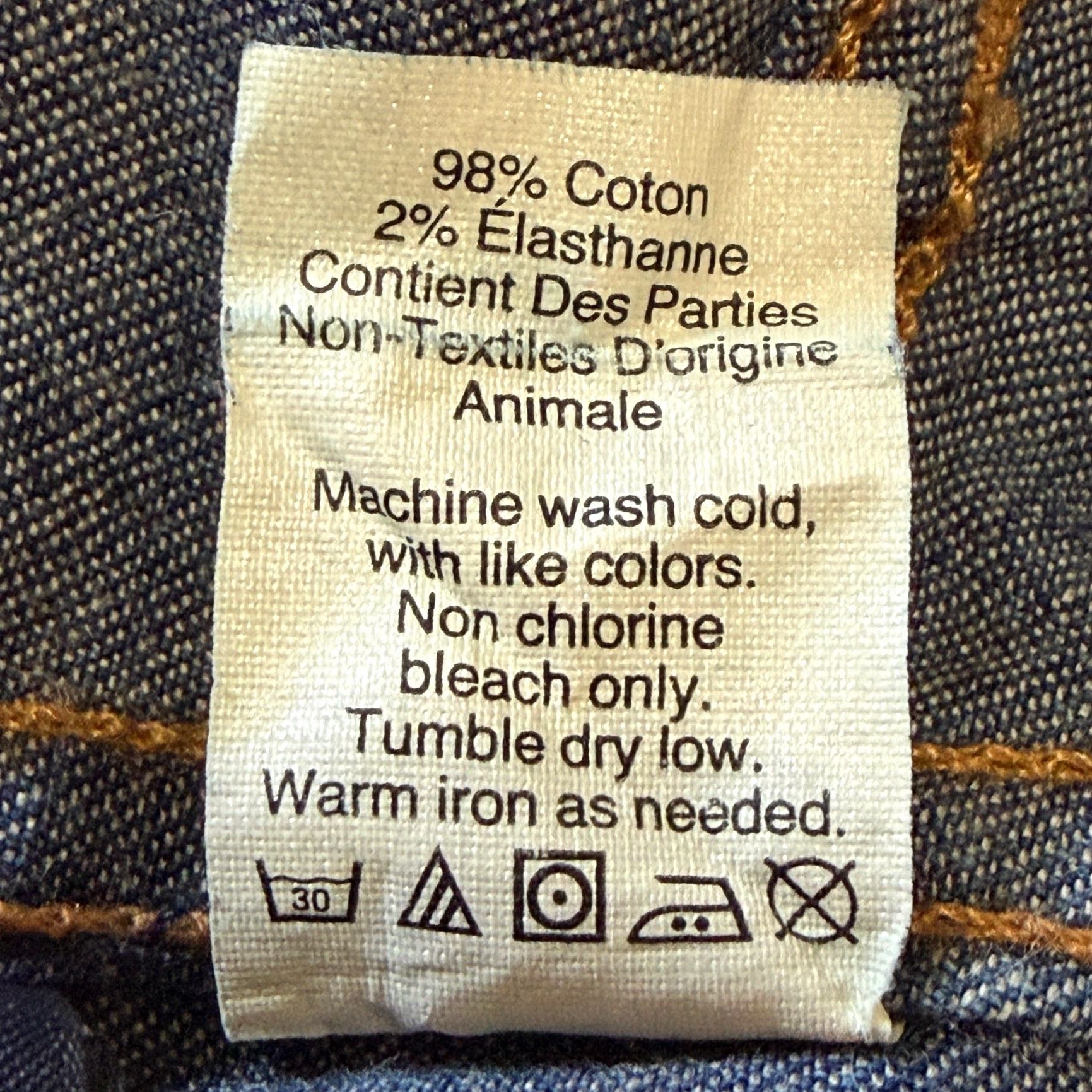 Madewell Rivet & Thread Madewell Crop Jean Womens 24 Blue High Rise Wide Leg Zip Fly USA Jur... Size 42" / US 20 - 6 Thumbnail