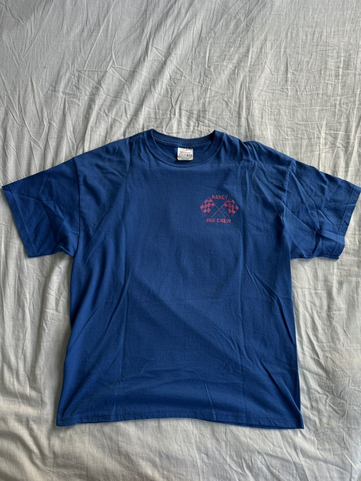 Vintage Blue Pit Crew Racing Tee Size US L / EU 52-54 / 3 - 1 Thumbnail
