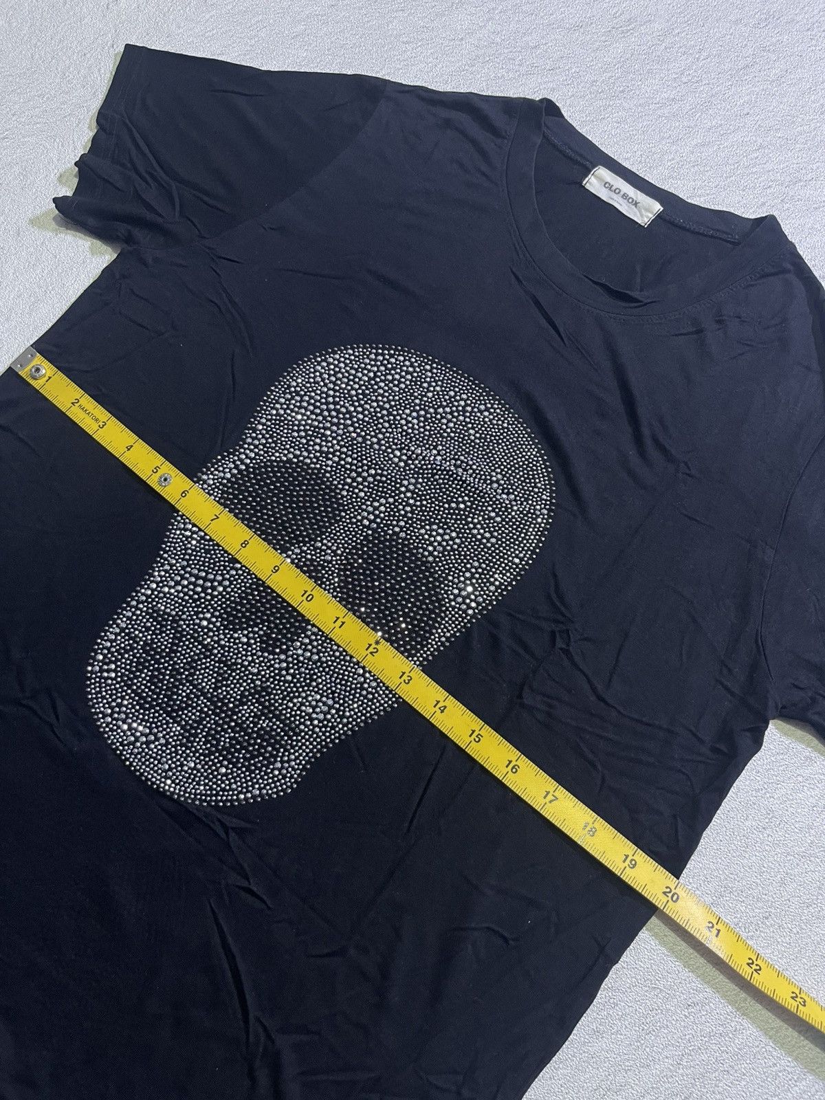 If Six Was Nine Y2K CLO BOX short tshirt skull gliter style Size US M / EU 48-50 / 2 - 7 Thumbnail