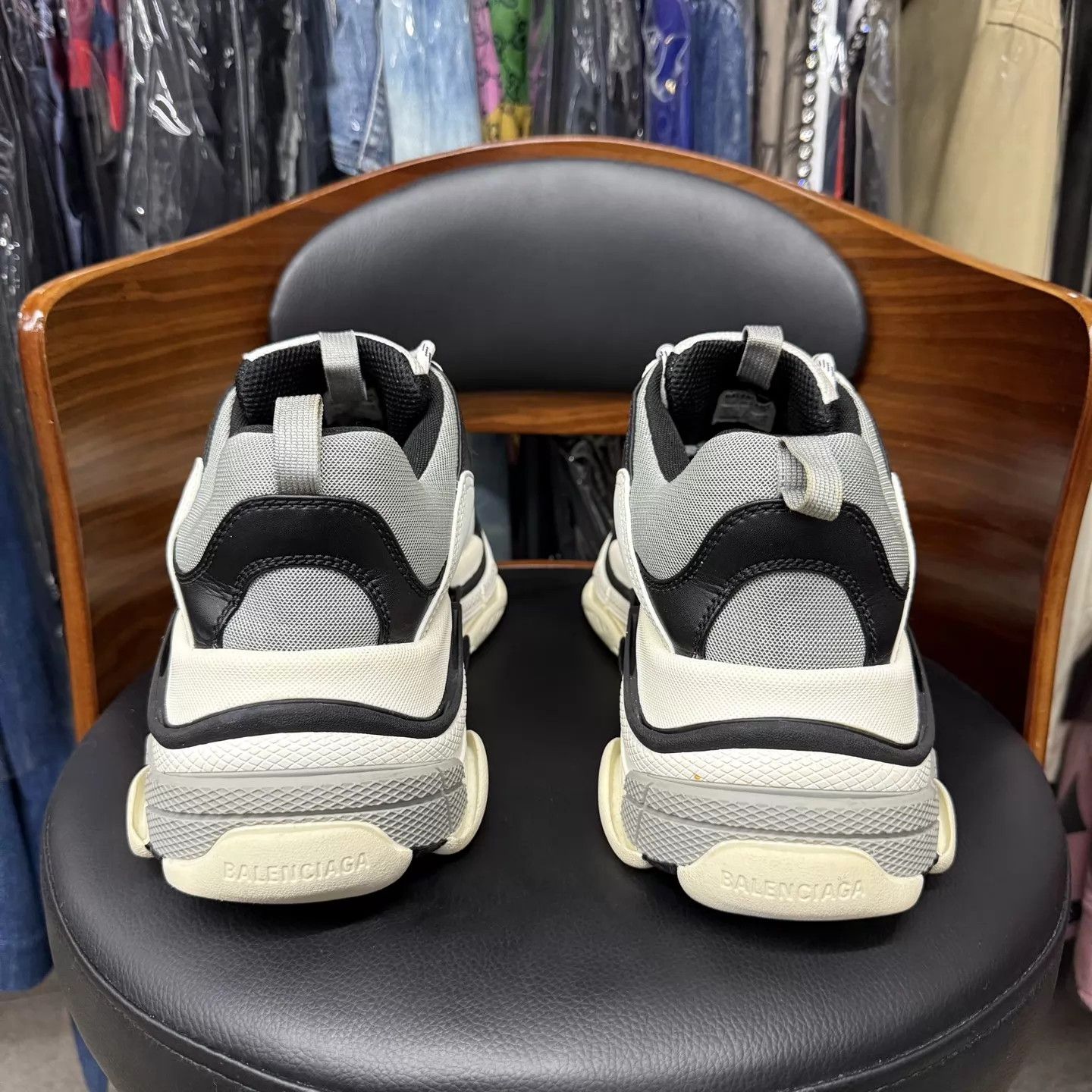 Balenciaga Balenciaga Triples Panda White Black 45 Size US 12 / EU 45 - 3 Thumbnail