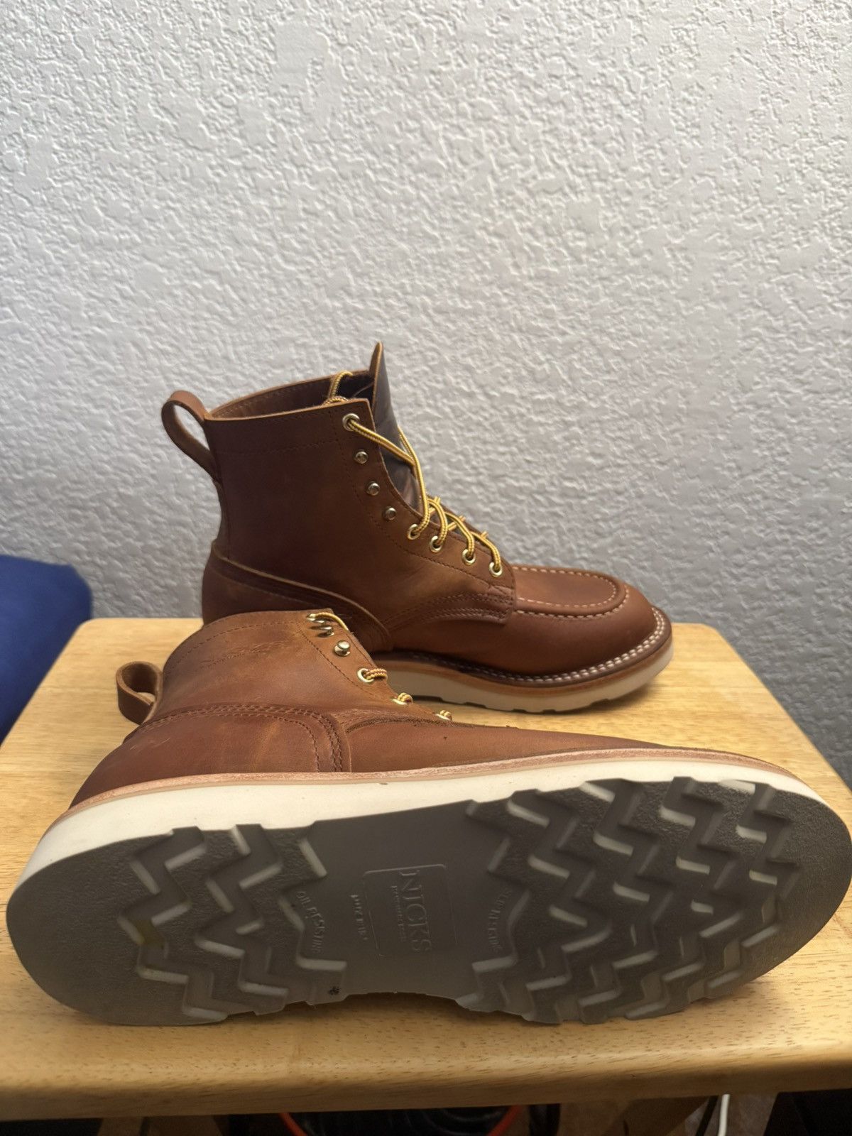 Nicks Boots Nicks Boots Moc Toe Boots 9EEE Size US 9 / EU 42 - 3 Thumbnail