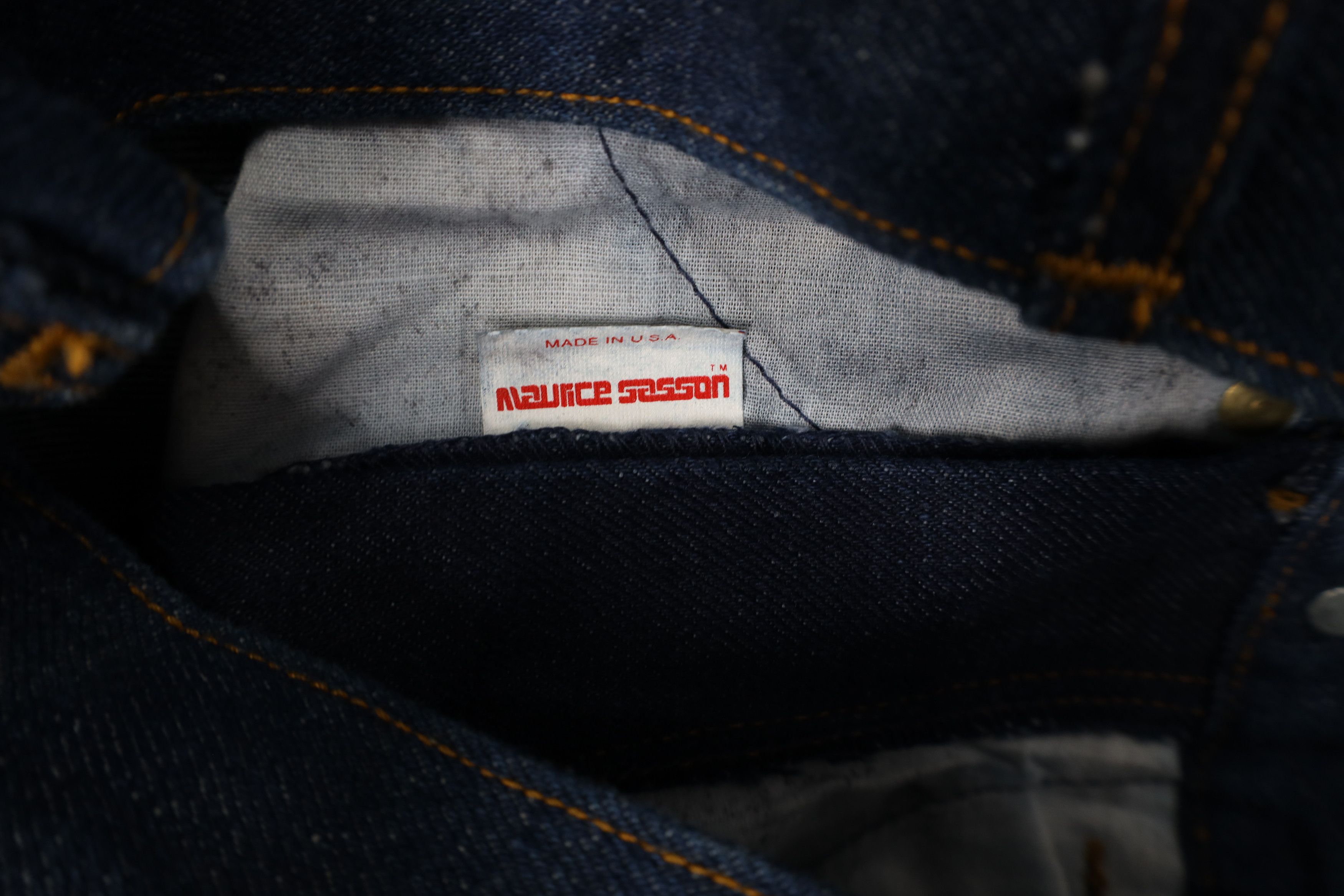 Vintage Vintage 70s Streetwear Straight Leg Denim Jeans Blue USA Size 26" / US 2 / IT 38 - 8 Thumbnail