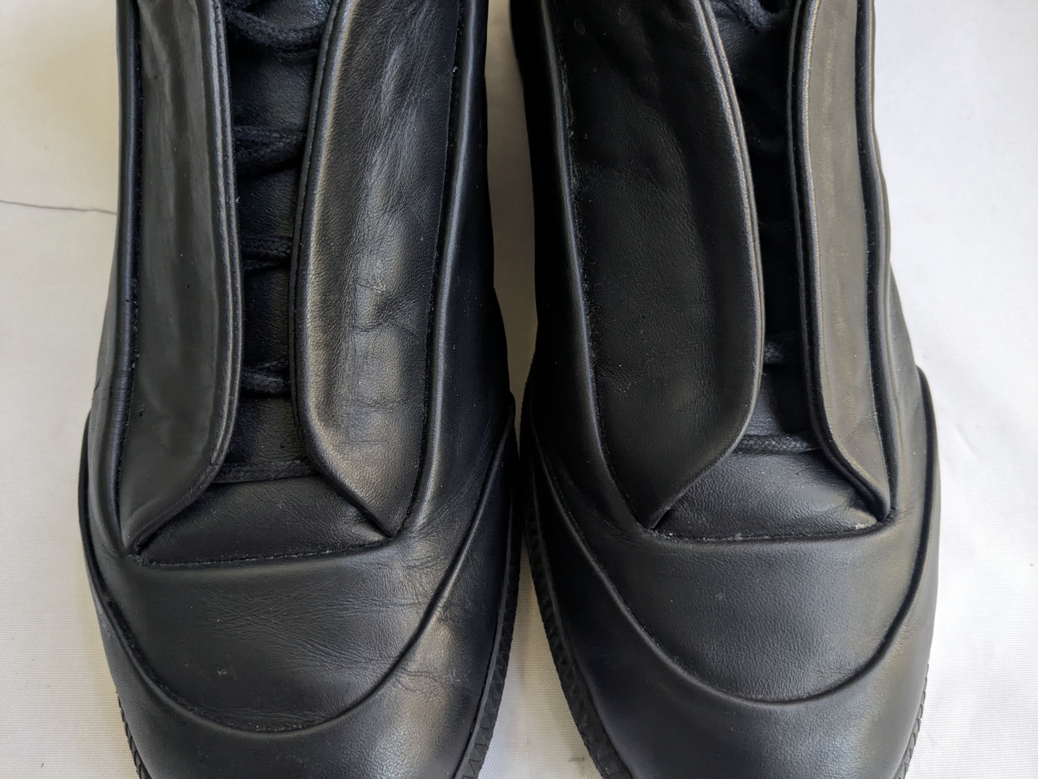 Maison Margiela Maison Margiela Future Black 13 46 High Tops Leather Size US 13 / EU 46 - 2 Thumbnail