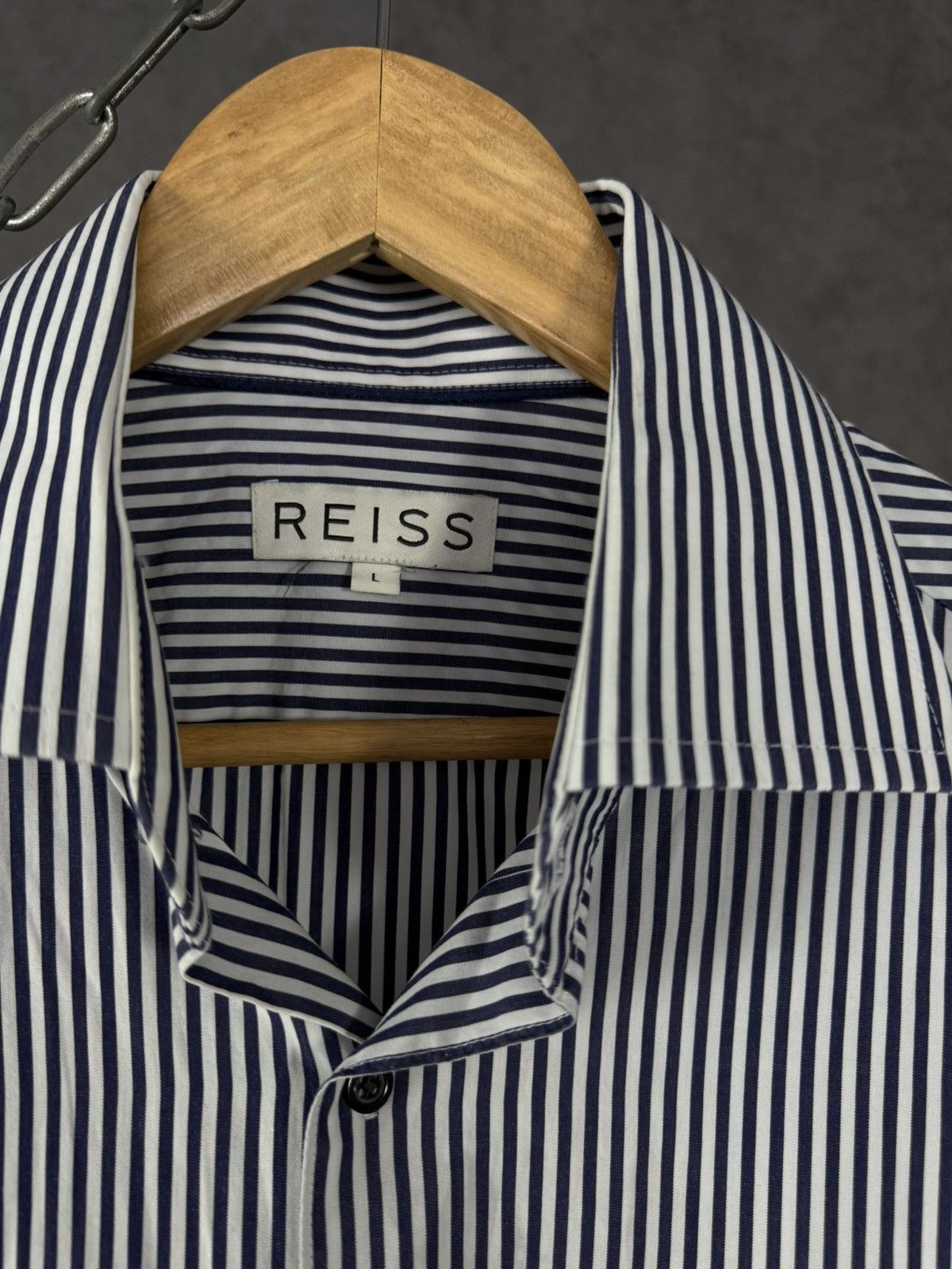Reiss Reiss designer striped shirt Size US L / EU 52-54 / 3 - 3 Thumbnail