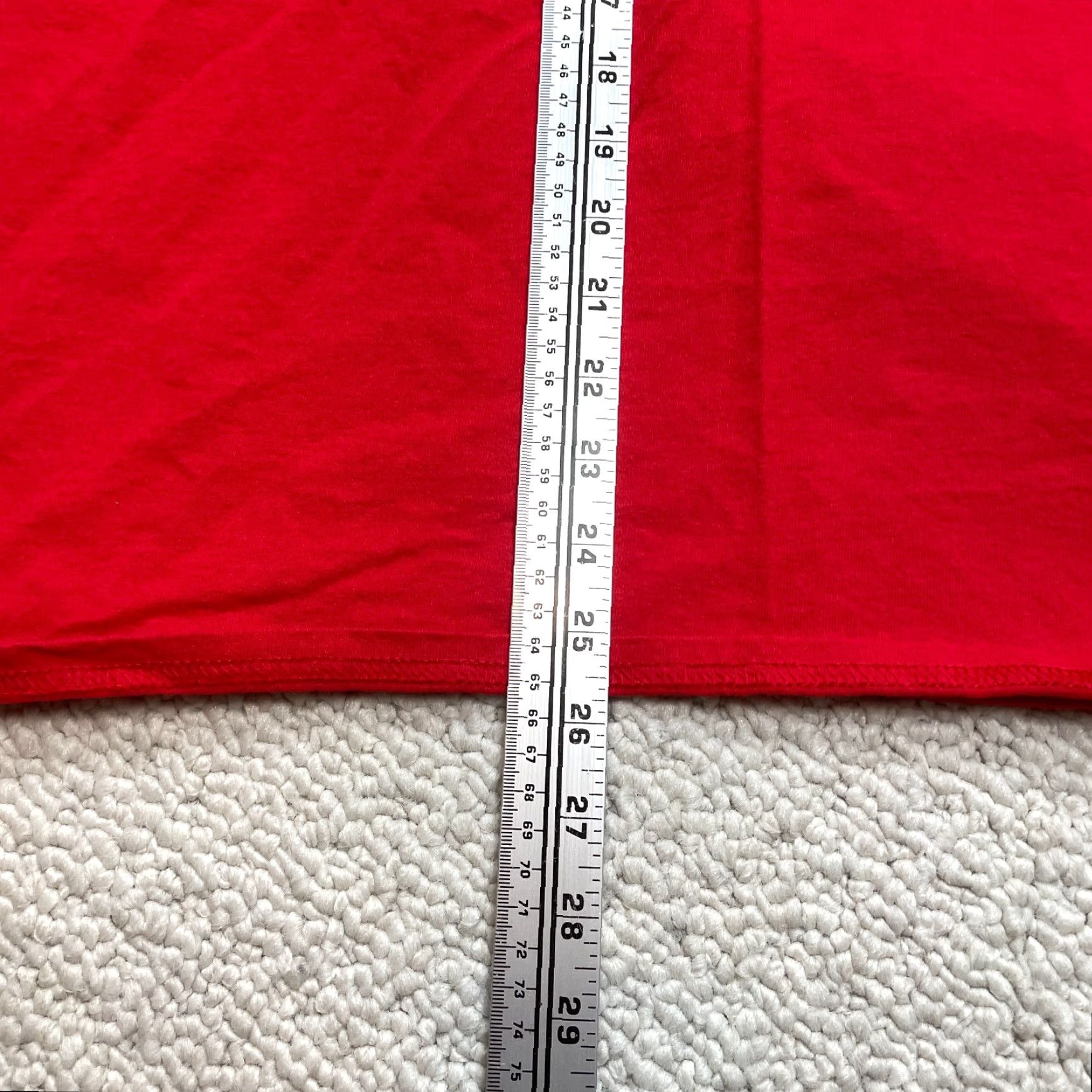 Gildan Gildan Heavy Cotton Shirt Mens XL Red I Love Grambling State University Alumni Size US XL / EU 56 / 4 - 7 Thumbnail