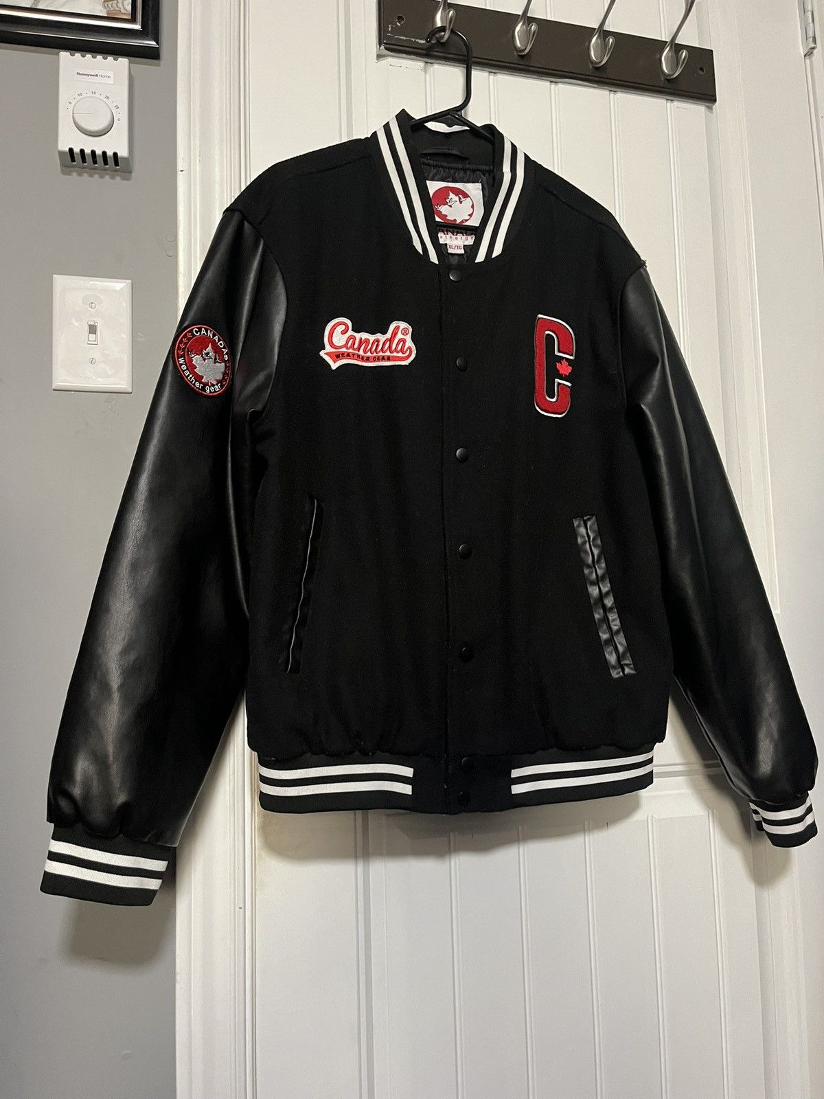 Other Canada Weathergear leather varsity jacket Size US XL / EU 56 / 4 - 1 Thumbnail