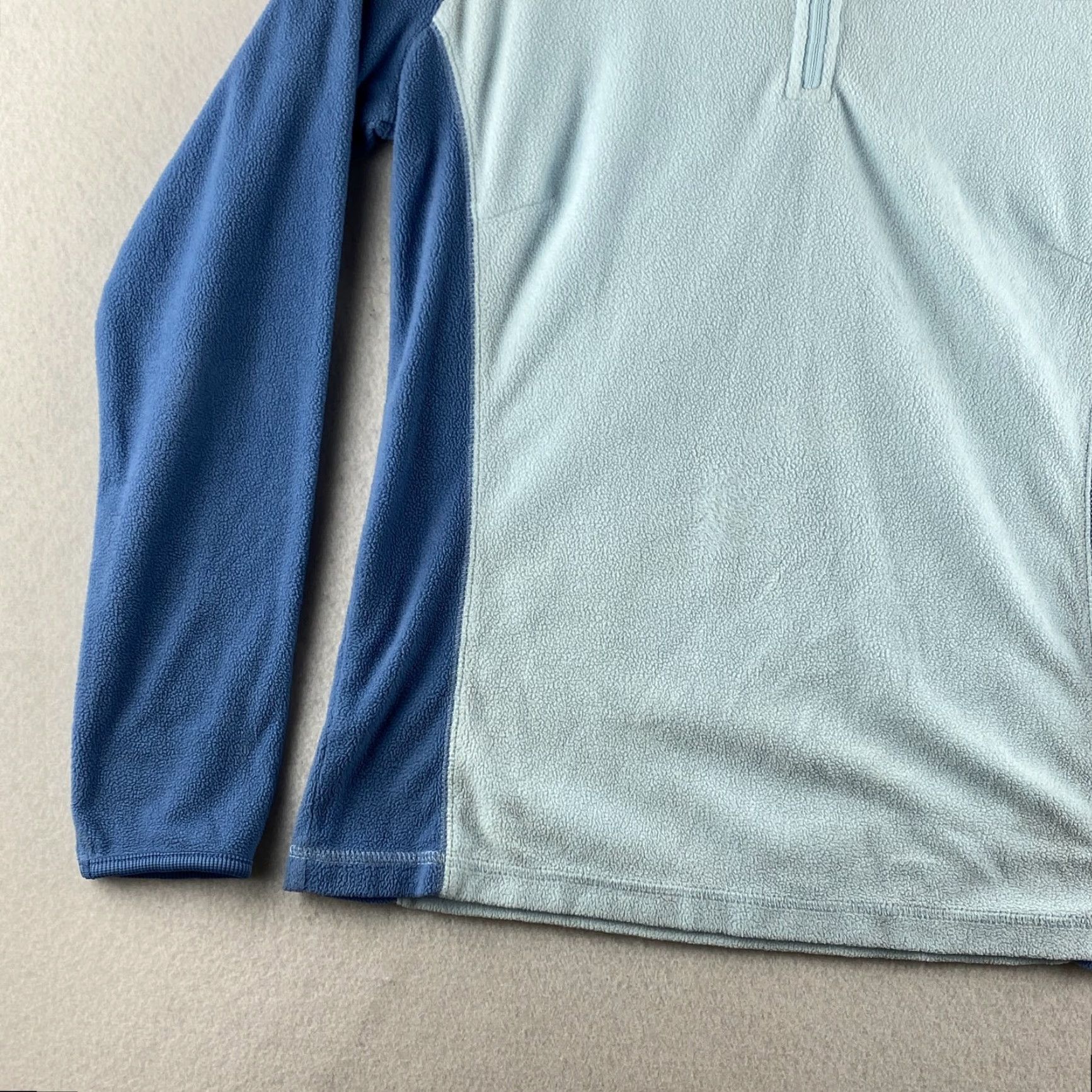 Vintage Columbia Sweater Womens Medium Blue Fleece 1/4 Zip High Neck Windstopper Hiking Shirt Size M / US 6-8 / IT 42-44 - 4 Thumbnail