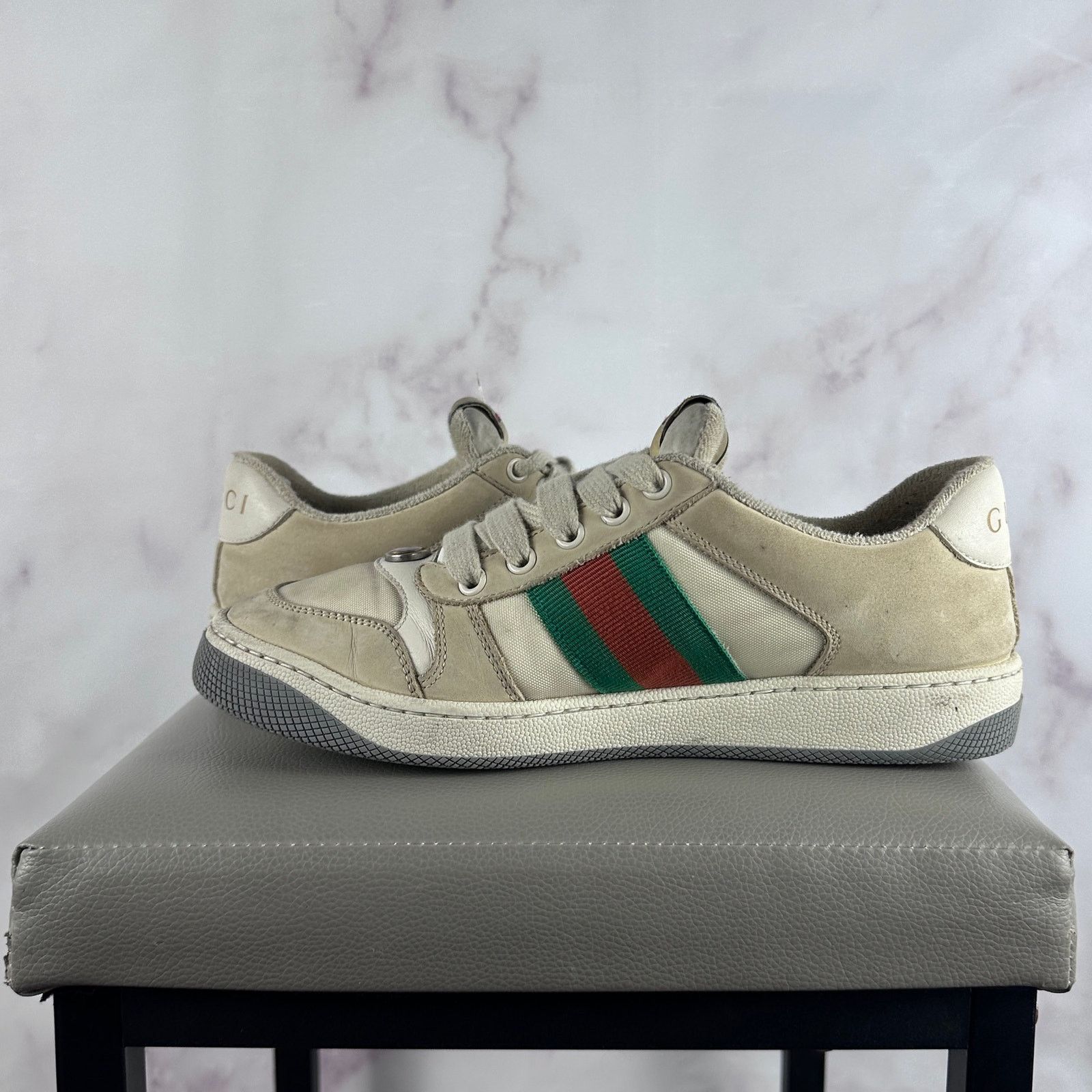 Gucci GG Screener Low Cream Size US 6 / IT 36 - 13 Thumbnail