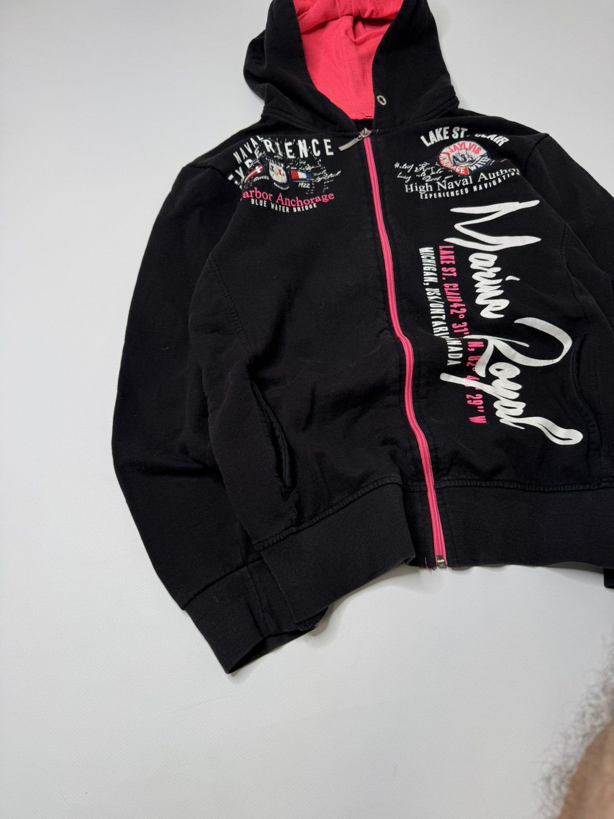 Vintage Vintage avant garde zip up hoodie swag y2k chief keef drip Size US S / EU 44-46 / 1 - 4 Thumbnail