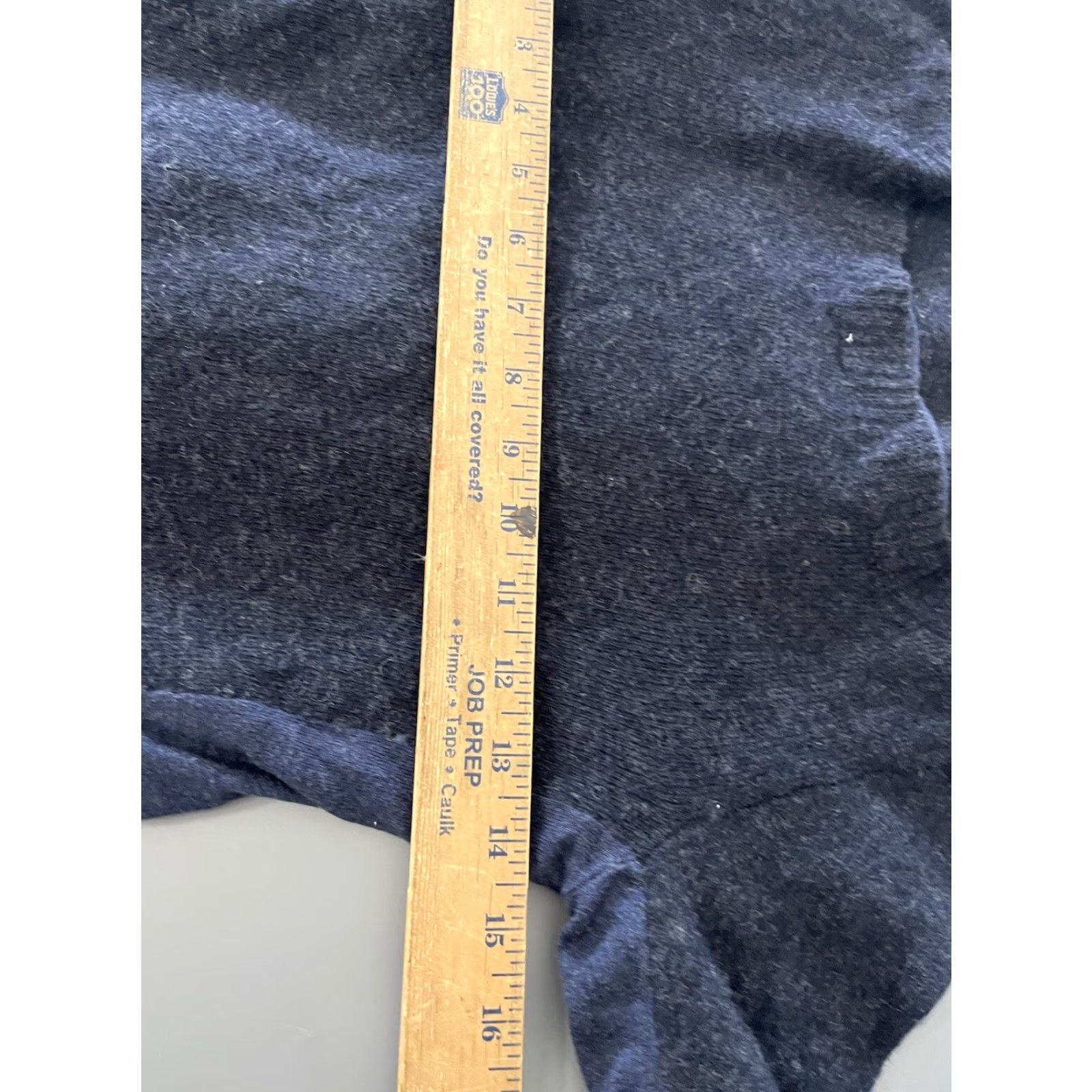 Vintage INHABIT Sweater Cardigan, Wool Blend, Pockets, Navy Blue, Large, Women, Long Sleeve, Round Neck, Pullover, 0 Button Size L / US 10 / IT 46 - 5 Thumbnail