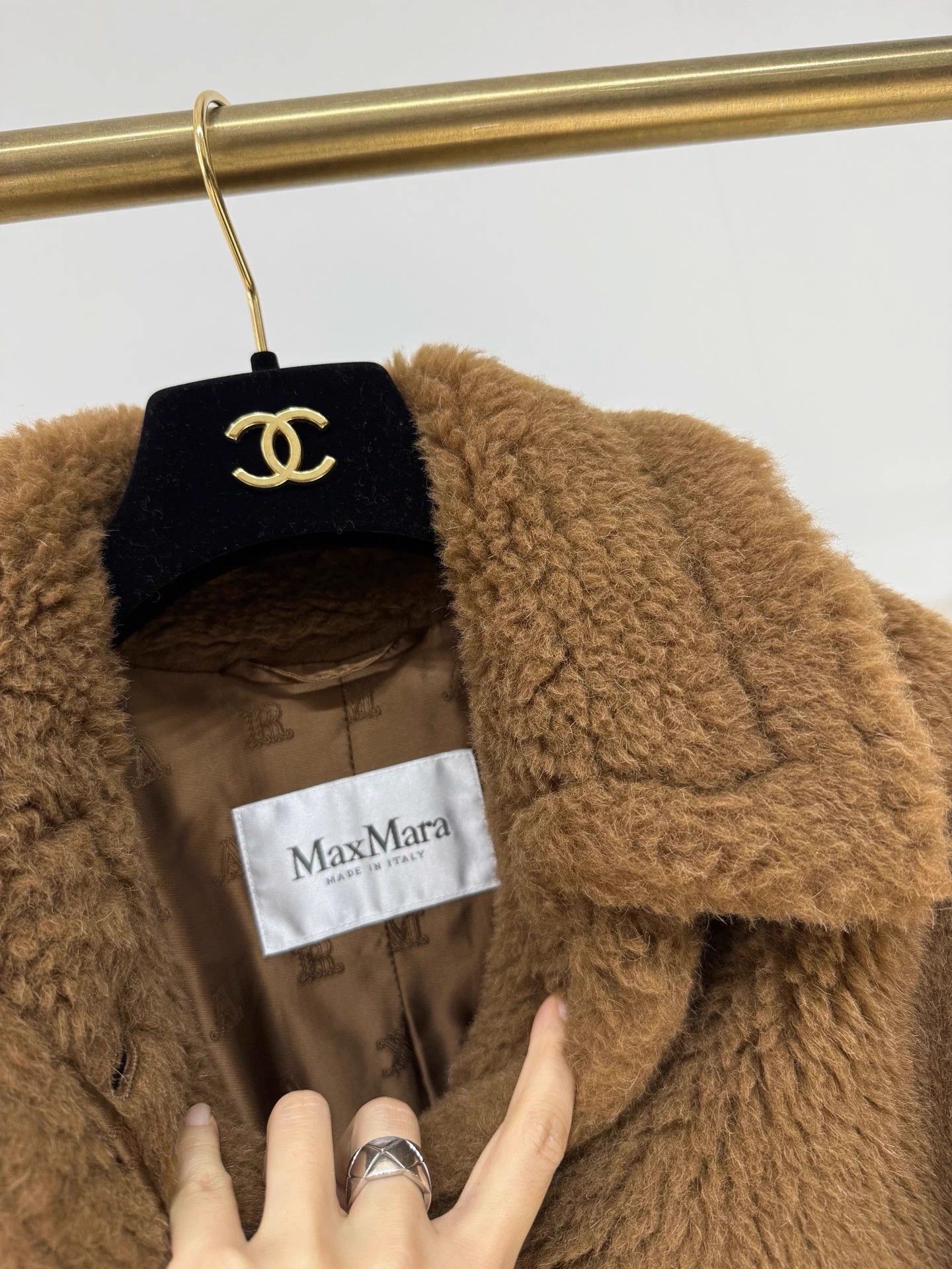 Max Mara Maxmara Viale Teddy Short Coat FR36 99New Size S / US 4 / IT 40 - 3 Thumbnail