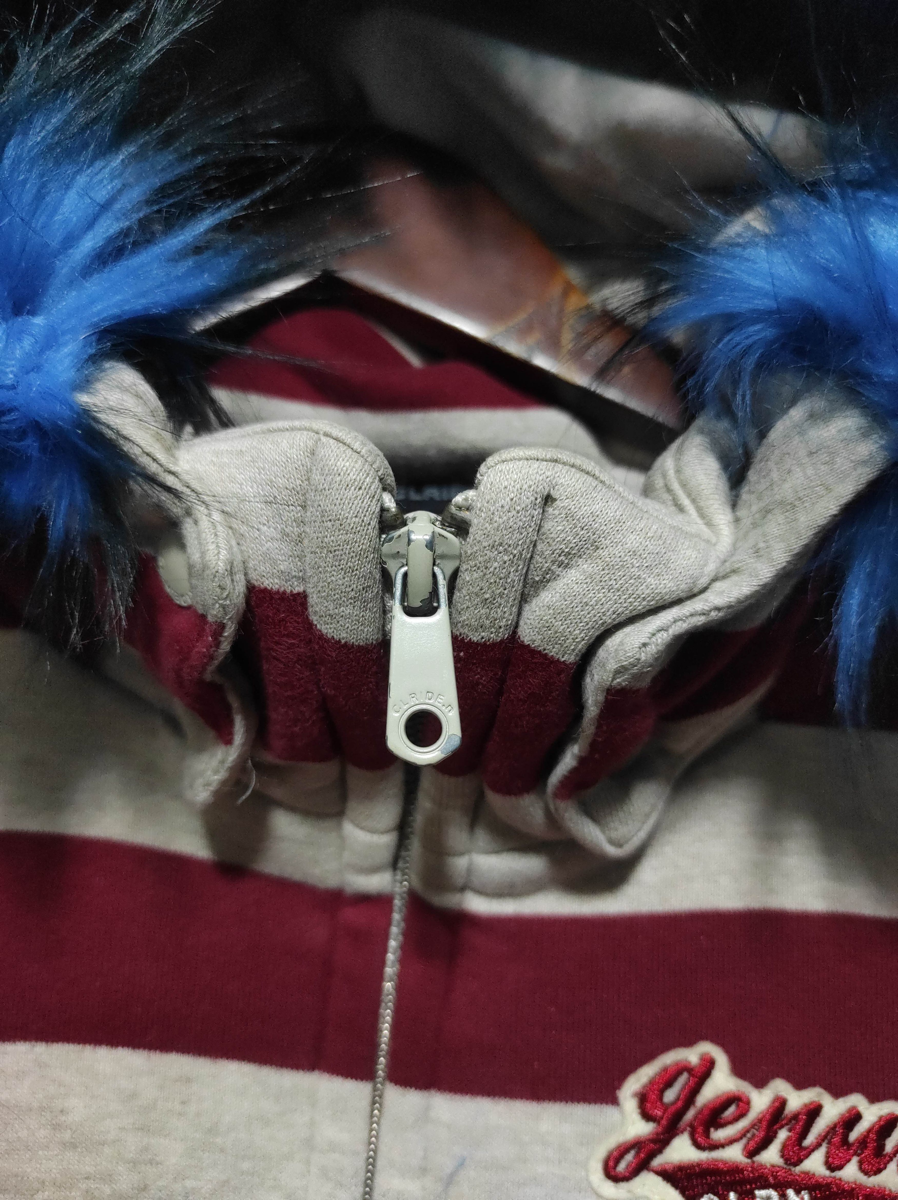 Hysteric Glamour Clride Stripe Zip Fur Hoodie IfSixWasNine LGB style Size US S / EU 44-46 / 1 - 5 Thumbnail
