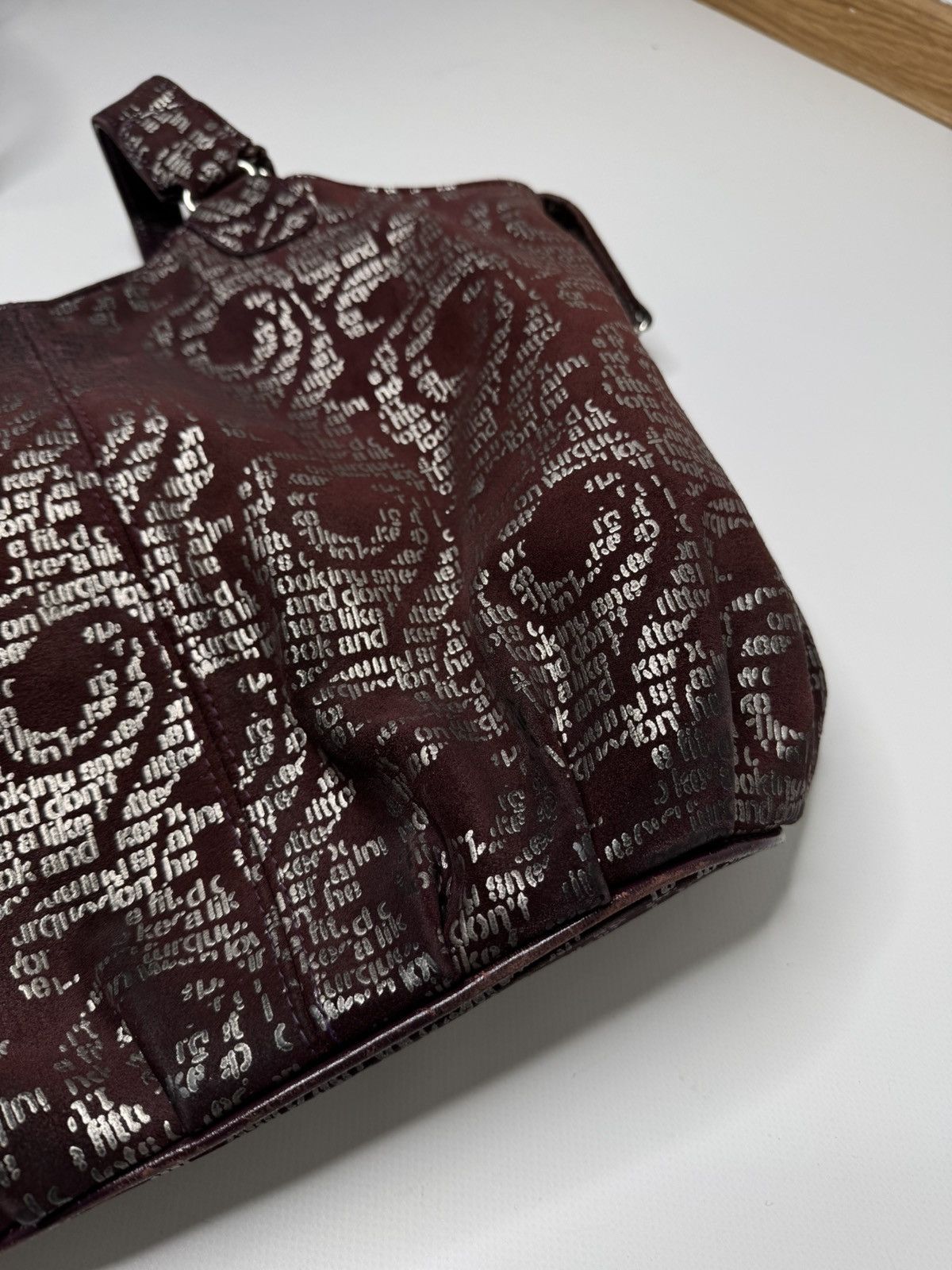 Vintage Vintage avant garde archive burgundy bag y2k if6was9 lgb sk8 Size ONE SIZE - 8 Thumbnail