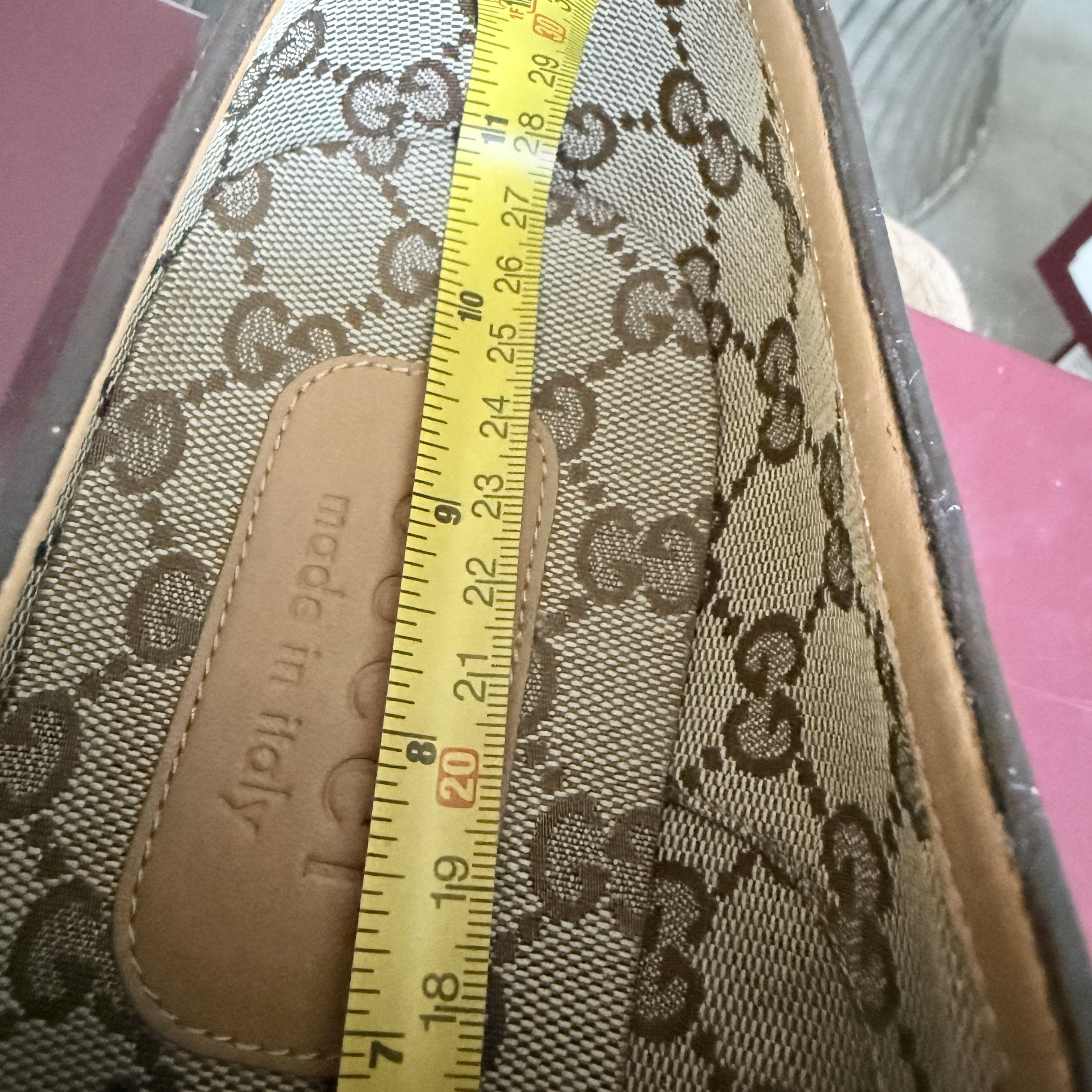 Gucci Gucci 812153 Mens Tempe Cap-Toe Brown Leather Oxford Shoes Size US 8.5 / EU 41-42 - 21 Thumbnail
