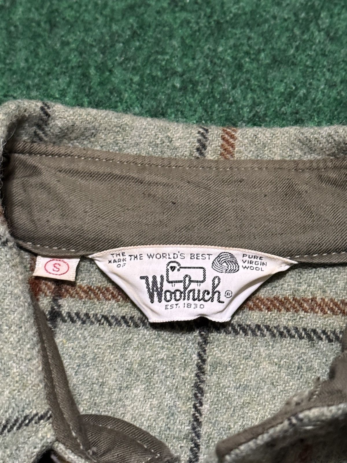 Woolrich Woolen Mills VTG 60s Woolrich Wool Flannel Jacket Shirt Plaid 19x28 Size US S / EU 44-46 / 1 - 3 Thumbnail