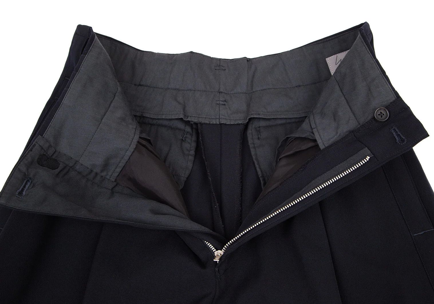 Yohji Yamamoto Yohji Yamamoto Wool Gabardine Pants Navy 2 Size US 32 / EU 48 - 5 Thumbnail