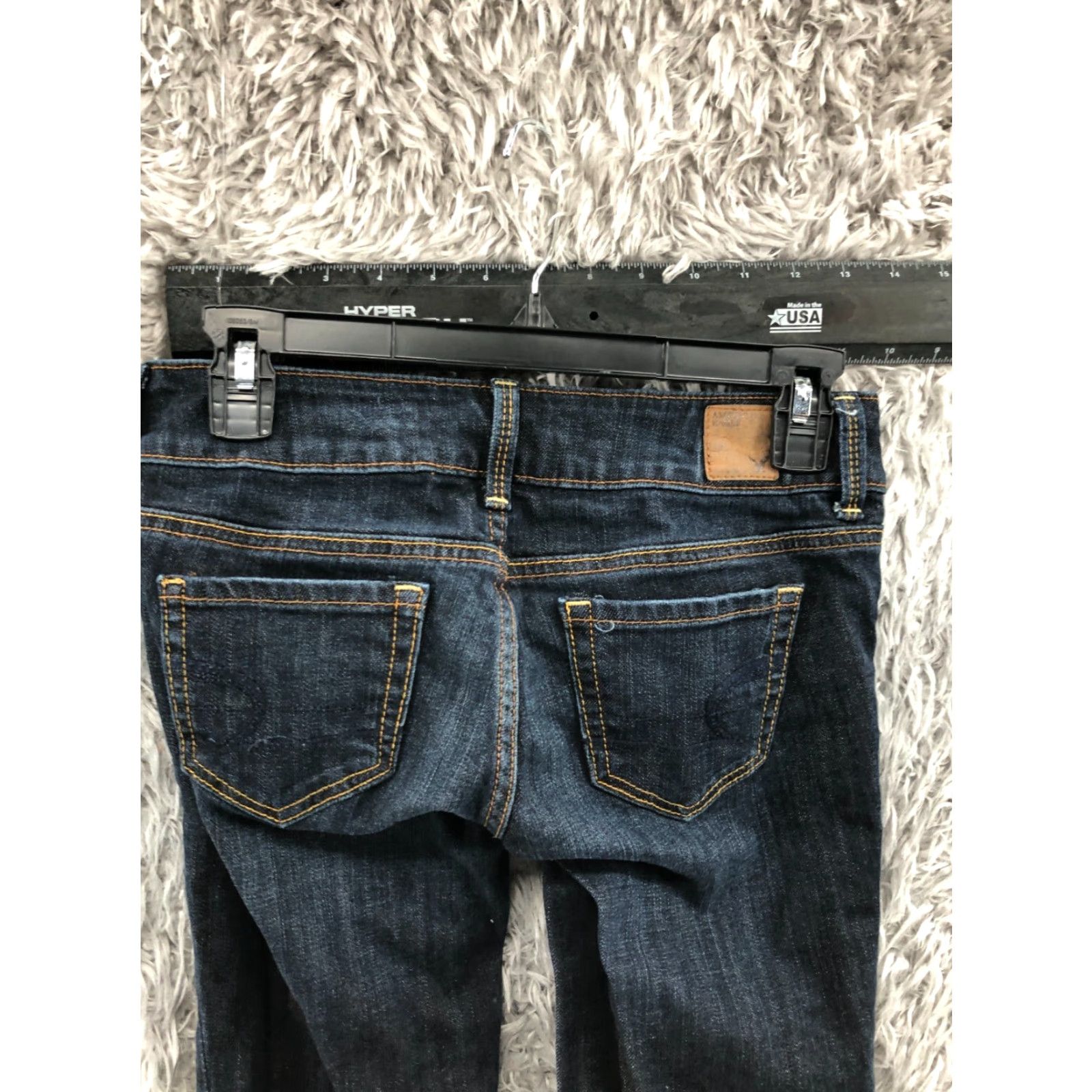 American Eagle Outfitters American Eagle Artist Crop Jeans Womens Size 0 Dark Wash Blue Size 25" / US 0 / IT 36 - 6 Thumbnail