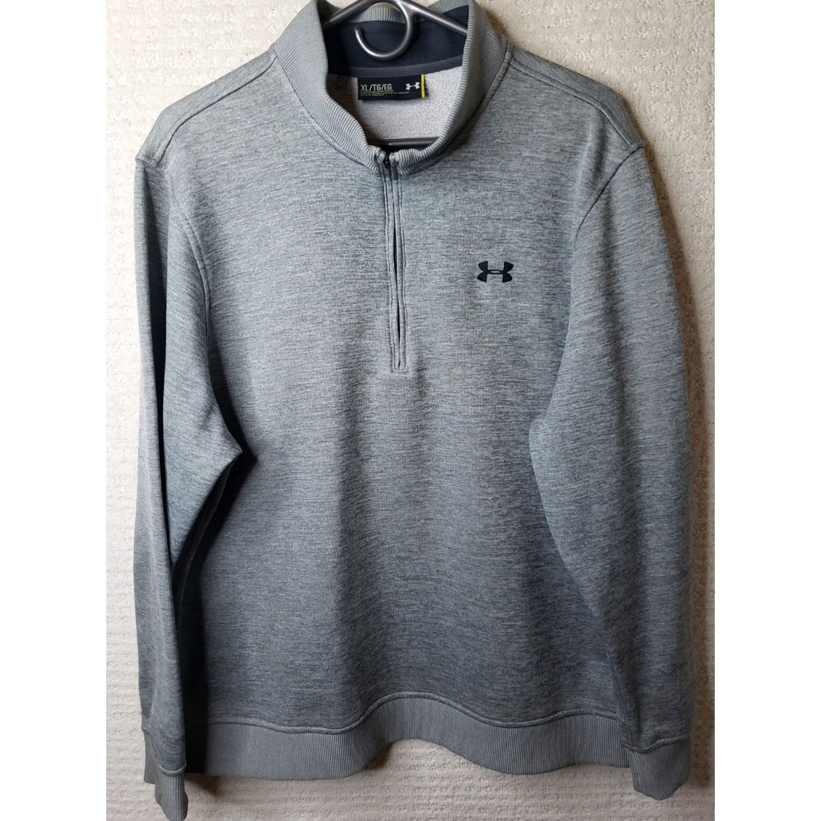 Under Armour Under Armour Heatgear Loose Fit 1/4 Zip Pullover Sweat Shirt Jacket XL Men Gray Size US XL / EU 56 / 4 - 2 Thumbnail