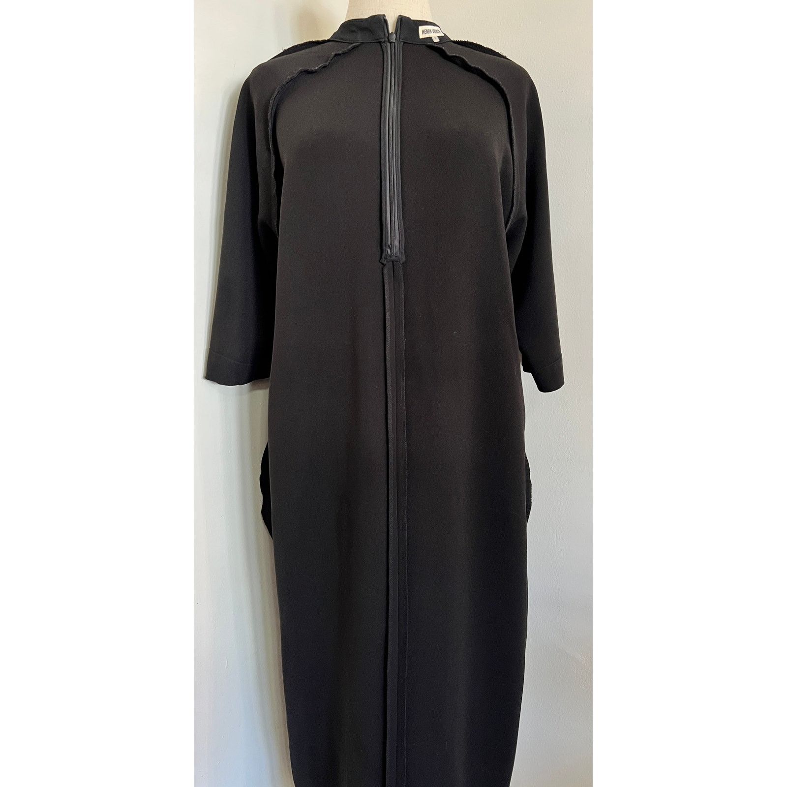 Henrik Vibskov RARE RUNWAY FALL 2016 HENRIK VIBSKOV BLACK DRESS – LOOK 29 Size S / US 4 / IT 40 - 10 Thumbnail