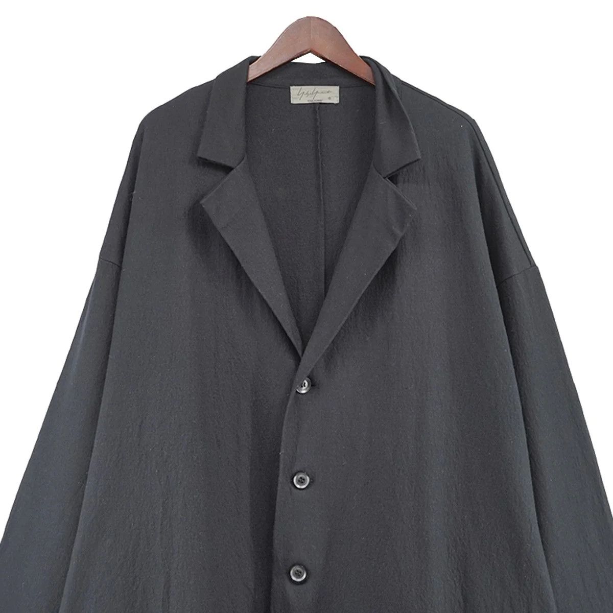 Yohji Yamamoto Yohji Yamamoto pour homme 20AW jersey long coat Size US L / EU 52-54 / 3 - 3 Thumbnail