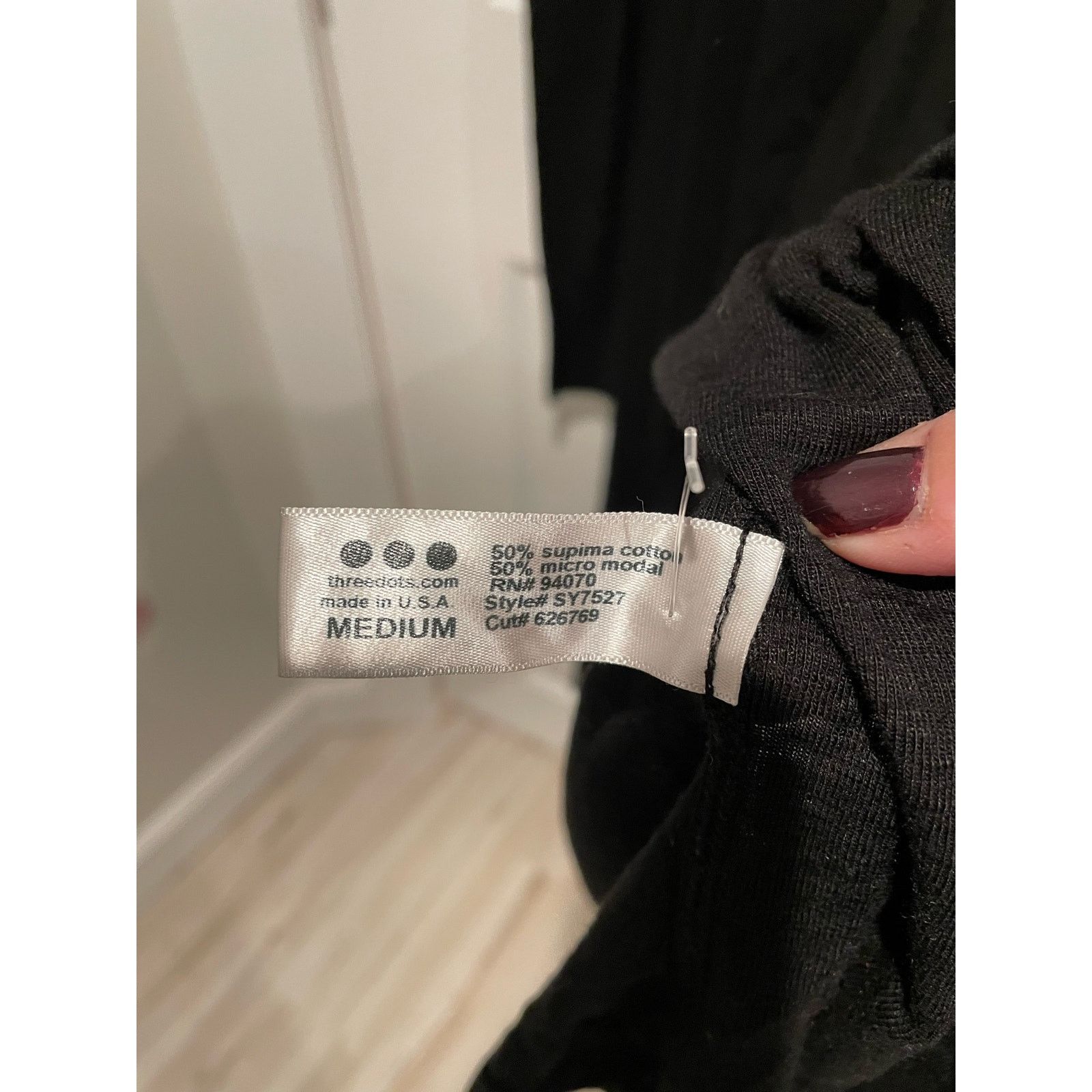 threeASFOUR Three dots long black cardigan size medium Size M / US 6-8 / IT 42-44 - 5 Thumbnail