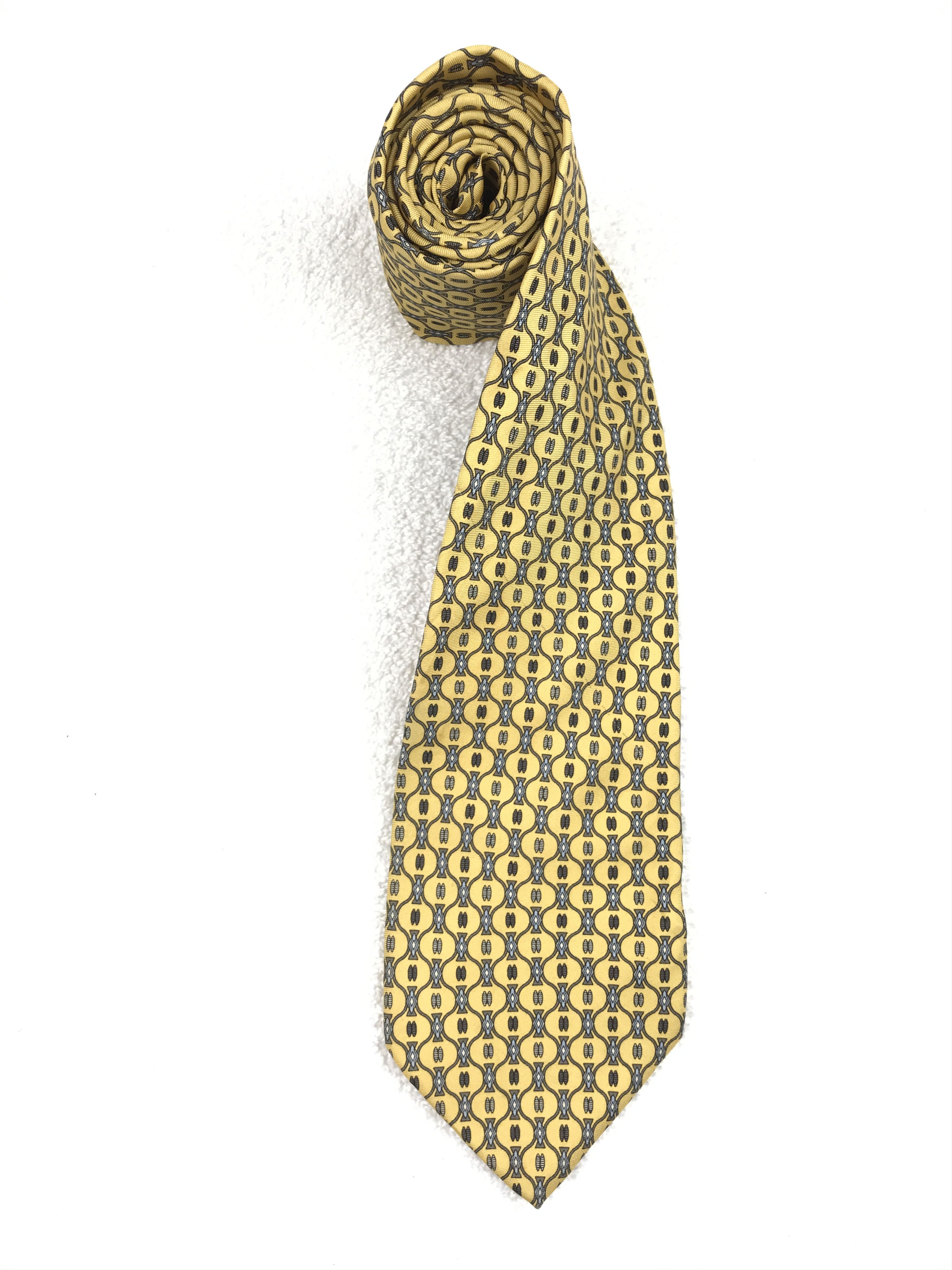 Designer × Jean-Louis Scherrer × Vintage Vintage Jean Louis Scherrer Silk Necktie Size ONE SIZE - 2 Thumbnail