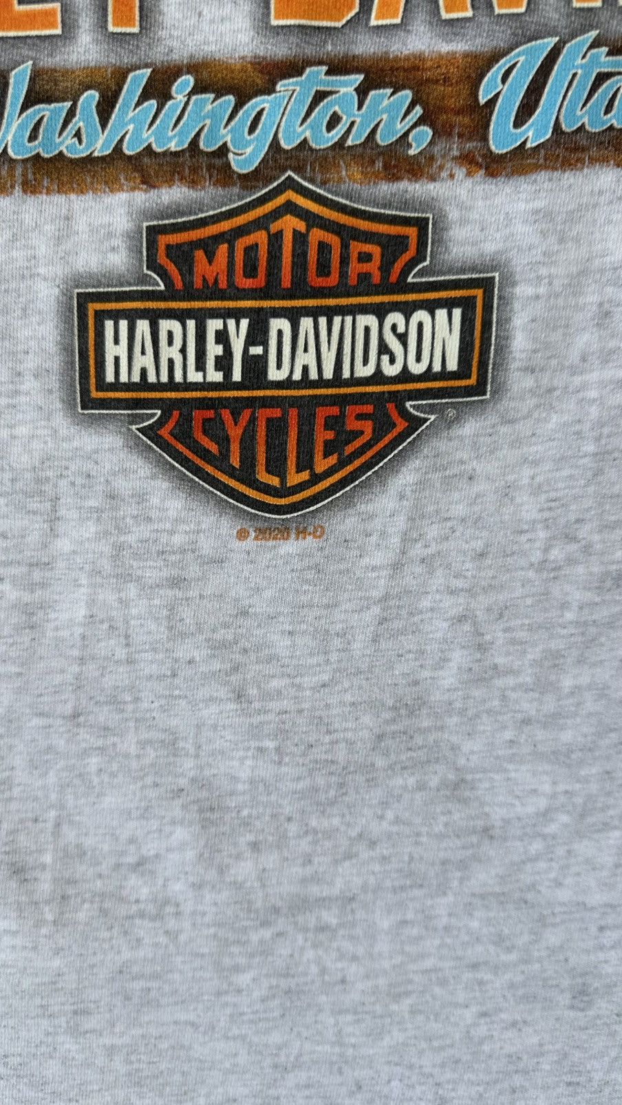 Harley Davidson VINTAGE HARLEY DAVIDSON ZION WASHINGTON UTAH TEE Size US M / EU 48-50 / 2 - 9 Thumbnail
