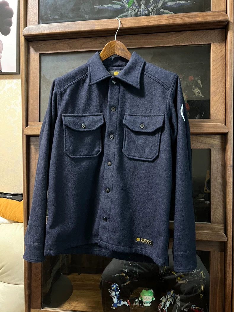 Neighborhood NEIGHBORHOOD Wool Shirt Size L Size US L / EU 52-54 / 3 - 1 Thumbnail