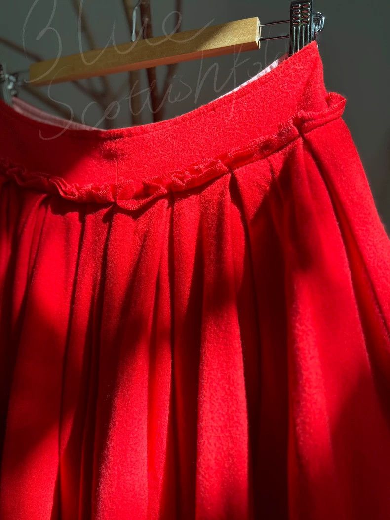 Comme des Garcons Comme Des Garcons Wool skirt with large hem Size 37" - 3 Thumbnail