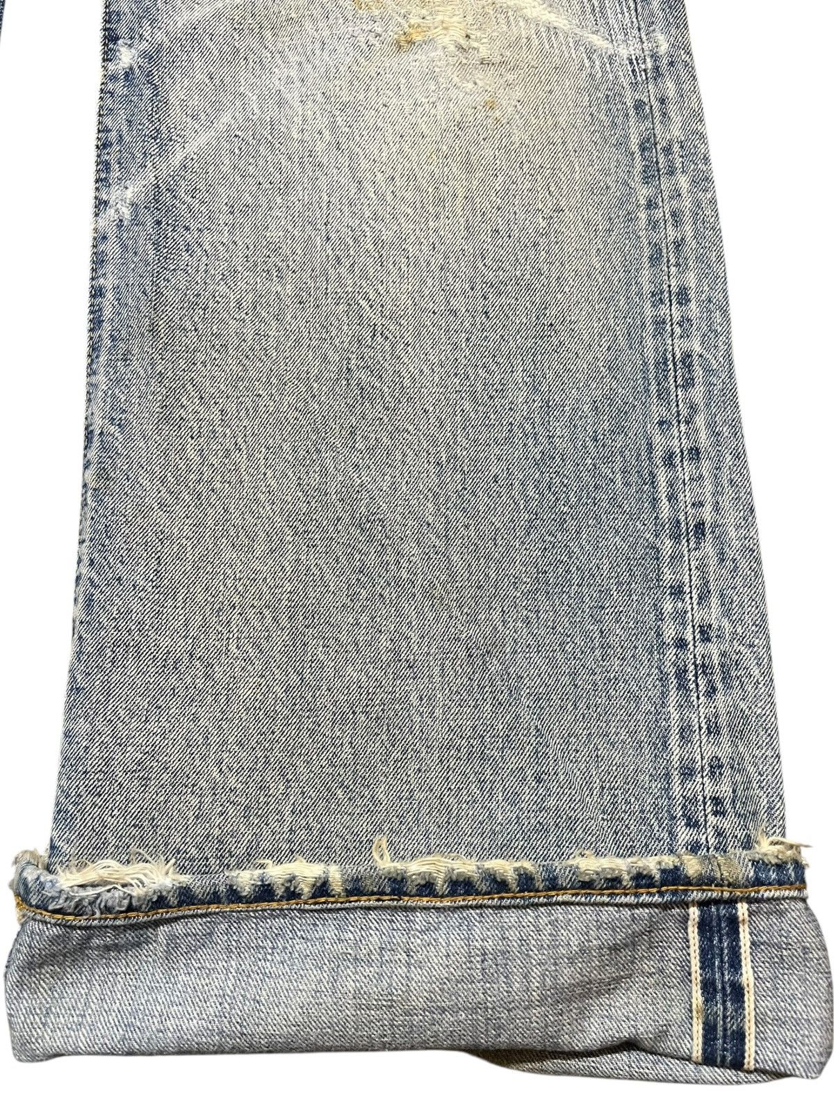 wjk Vintage wjk Selvedge Ripped Distressed Denim Size US 37 - 5 Thumbnail