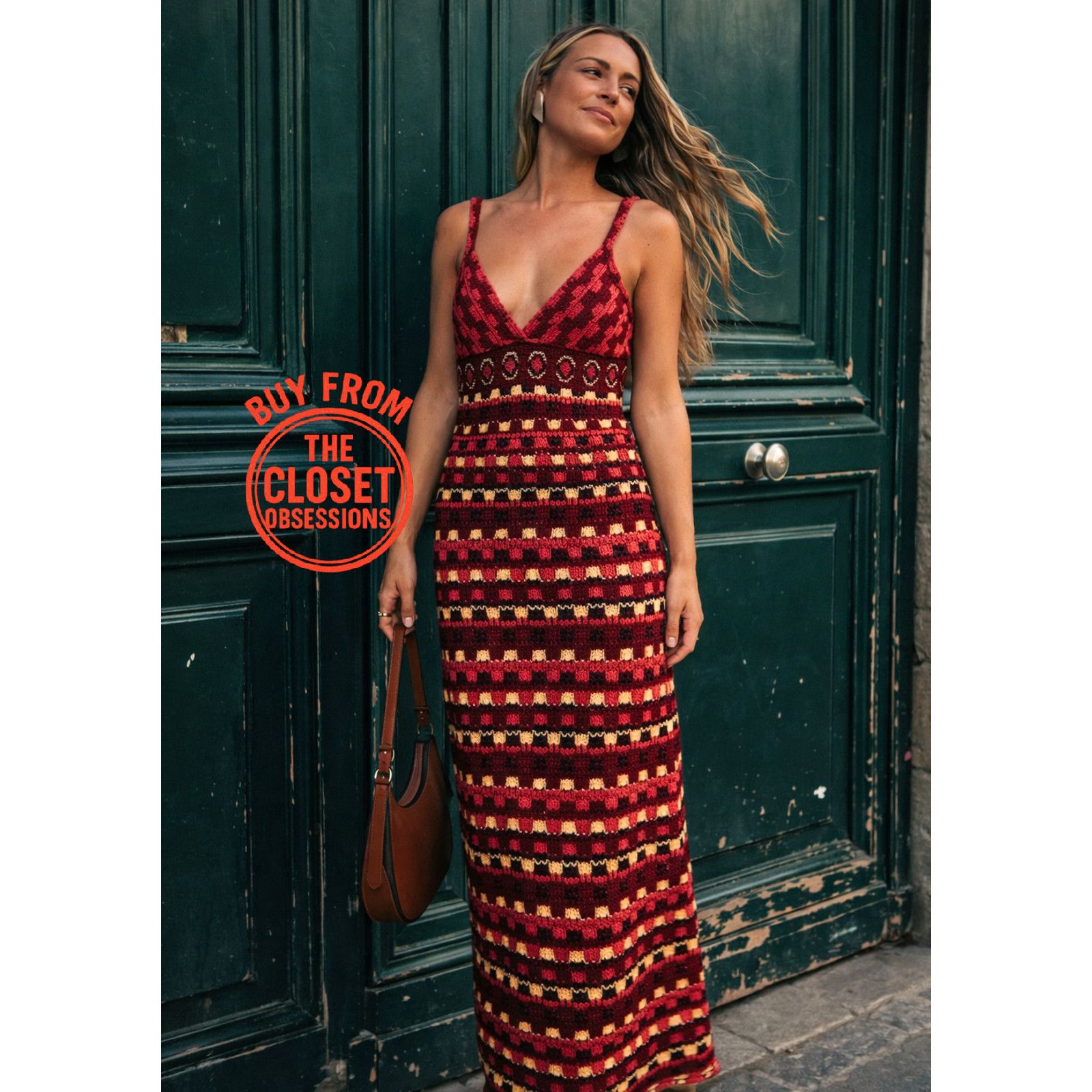 Zara ZARA Blogger Favorite V-Neck Knit Midi Dress NWT Multicolor Size L / US 10 / IT 46 - 9 Thumbnail