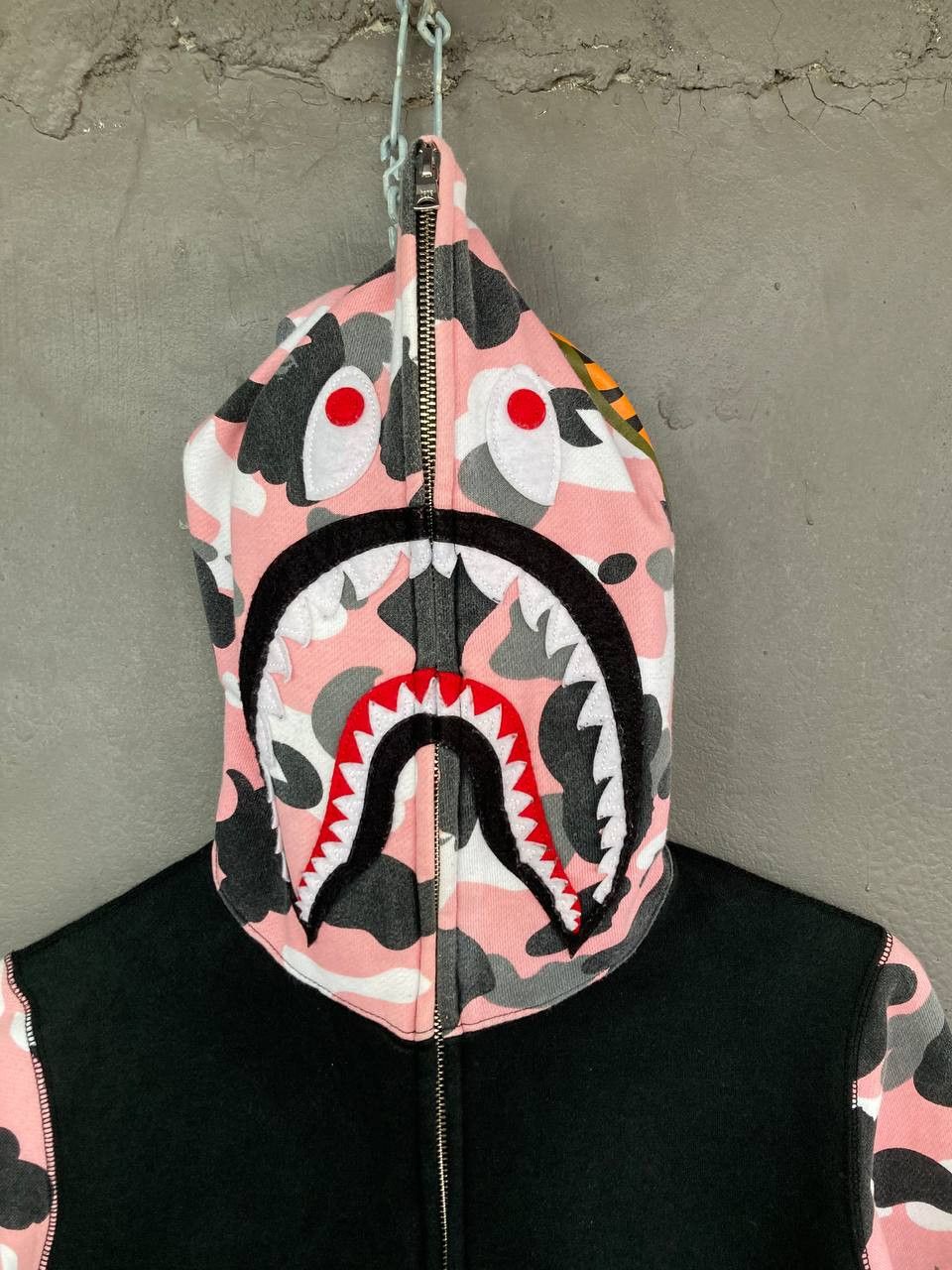 Bape Bape Block Camo Shark Fullzip Hoodie Size S / US 4 / IT 40 - 3 Thumbnail