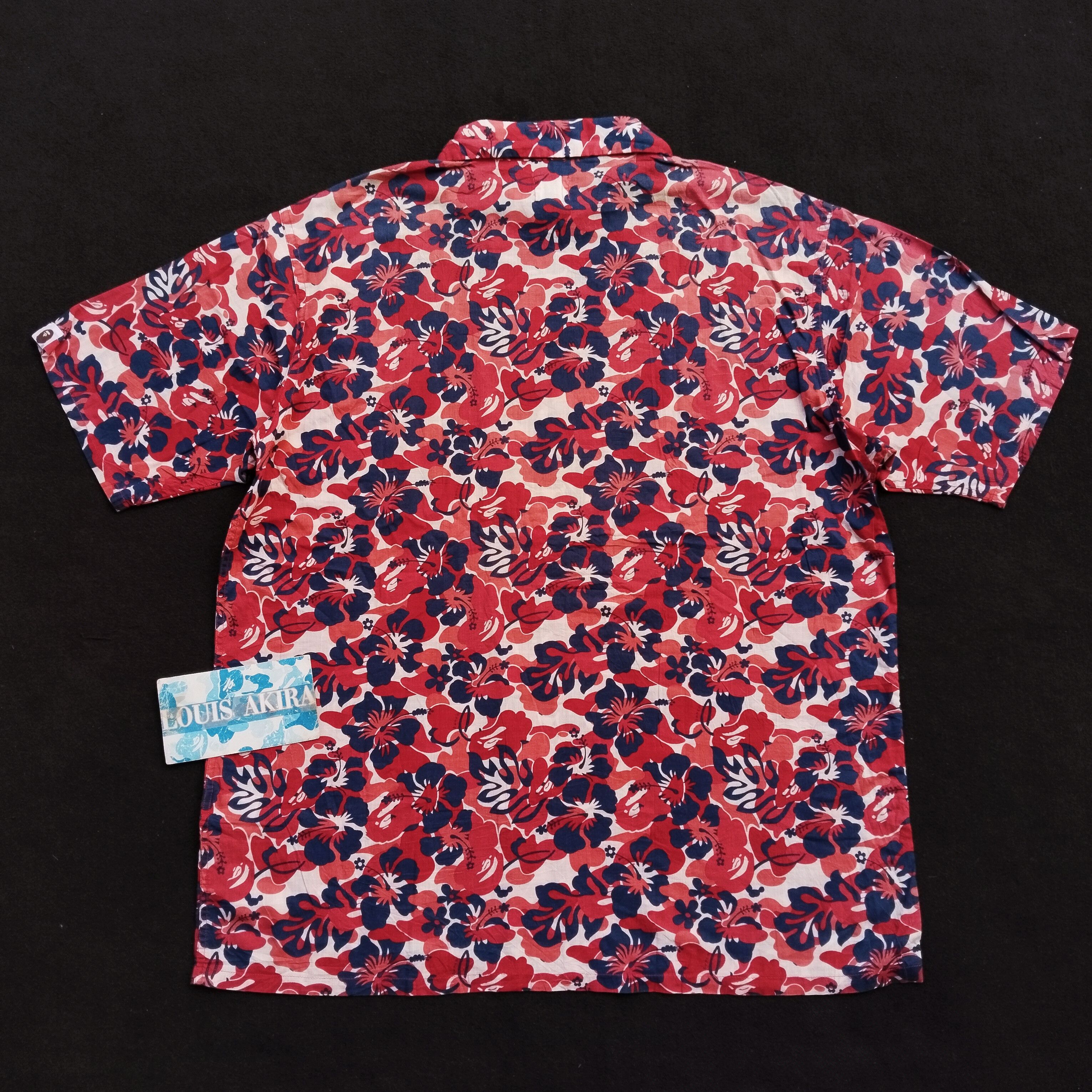 Bape 2007 Aloha Camo Button Up Shirt Size US L / EU 52-54 / 3 - 5 Thumbnail