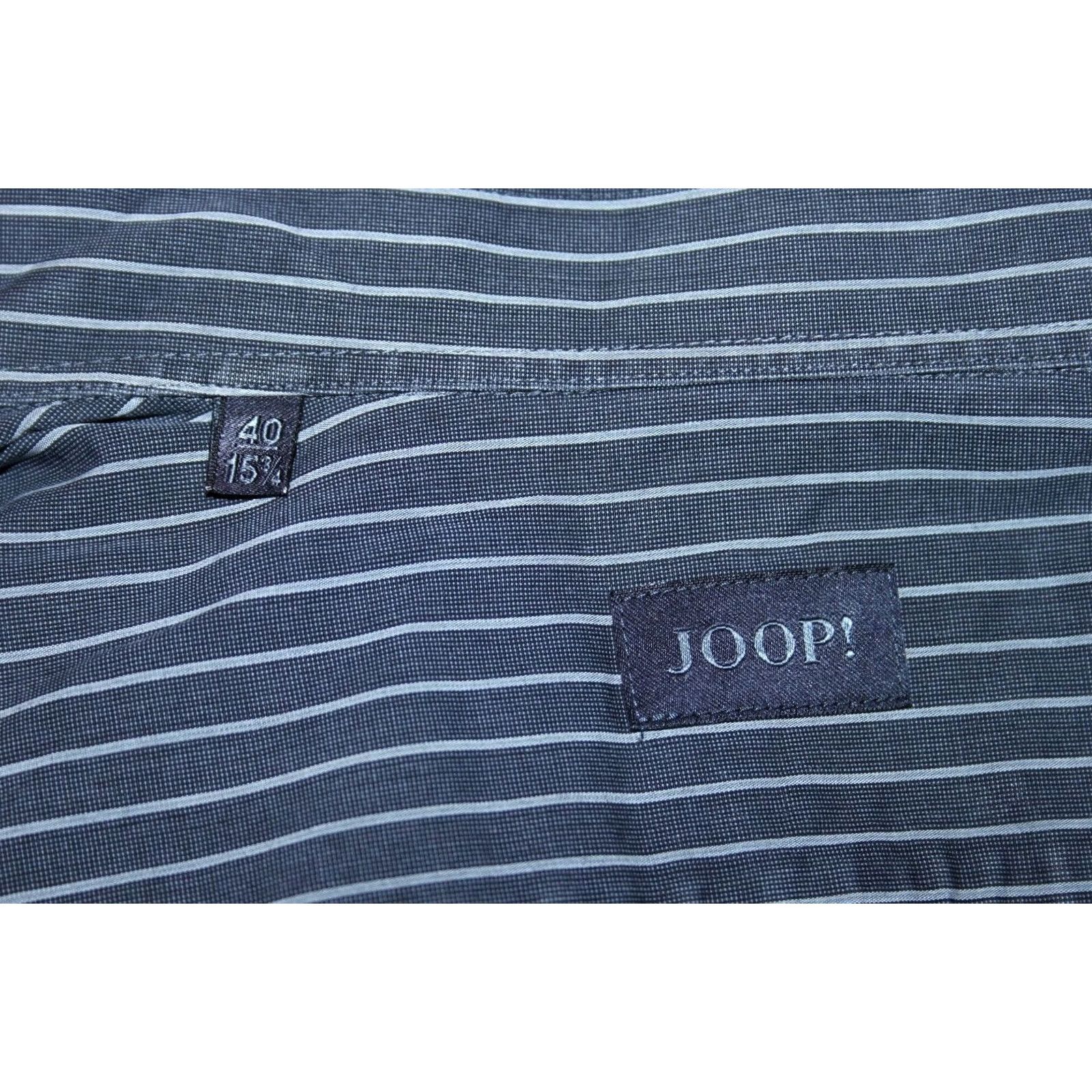 Vintage JOOP! mens shirt Blue Size 40/15 3/4 Business-Regular Collar Regular Fit Button Cuff Size 40R - 5 Thumbnail