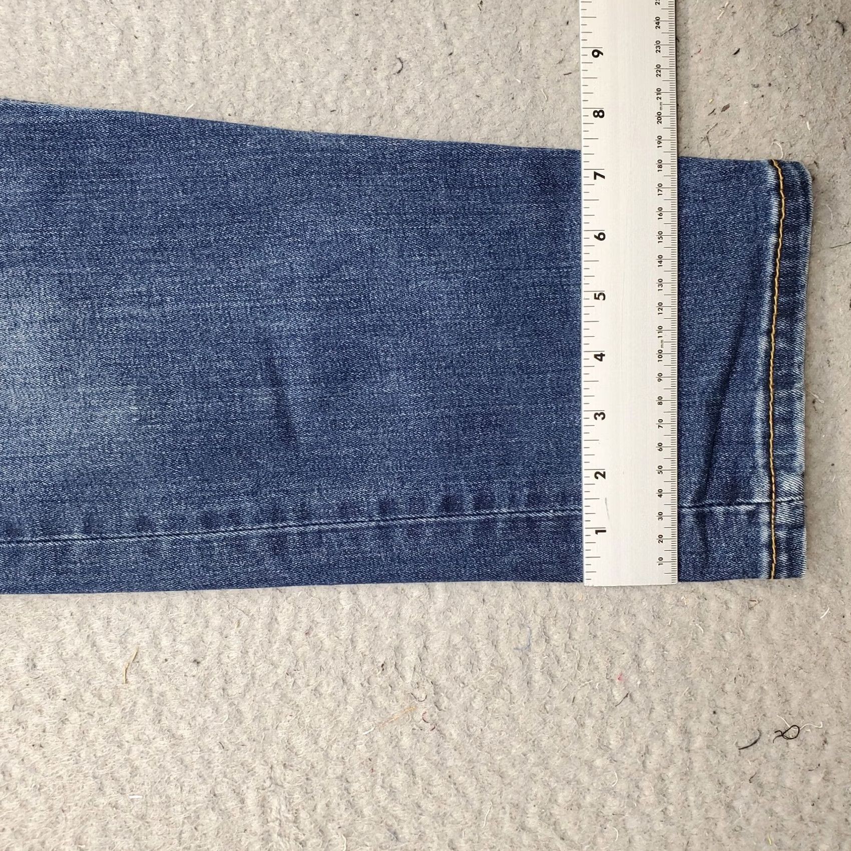 Levi's Levi's 505 Jeans Mens 34x30 Blue Denim Stretch Red Tab Straight Leg Streetwear Size US 34 / EU 50 - 5 Thumbnail