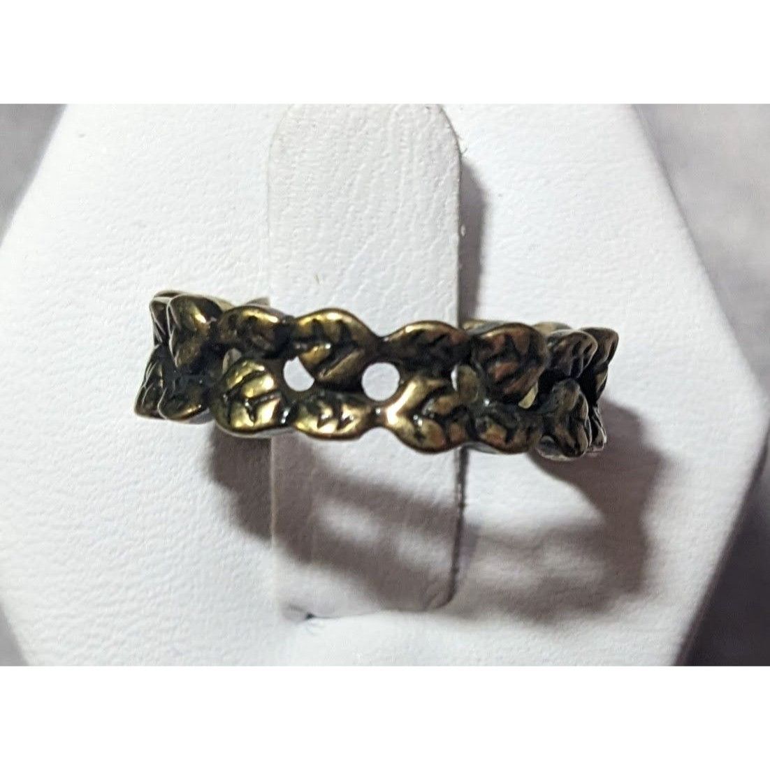 Other Elven Leaf Fantasy Gold Tone Costume Ring Size 6 Size ONE SIZE - 1 Thumbnail