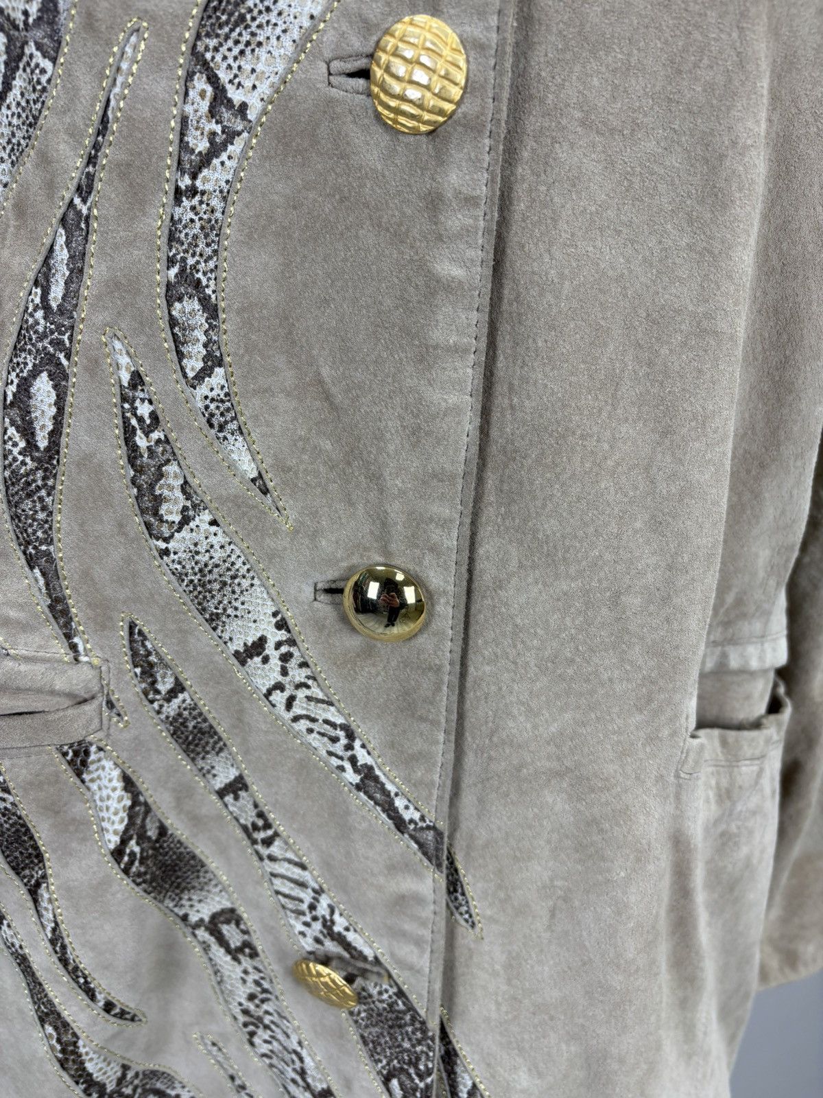 Other Womens vintage leather jacket Dino'z Size 38 Size S / US 4 / IT 40 - 4 Thumbnail