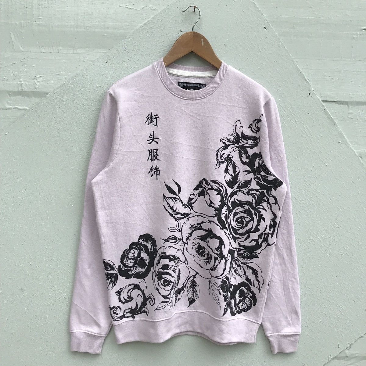 Blind Rooster Gothic Rose Crewneck