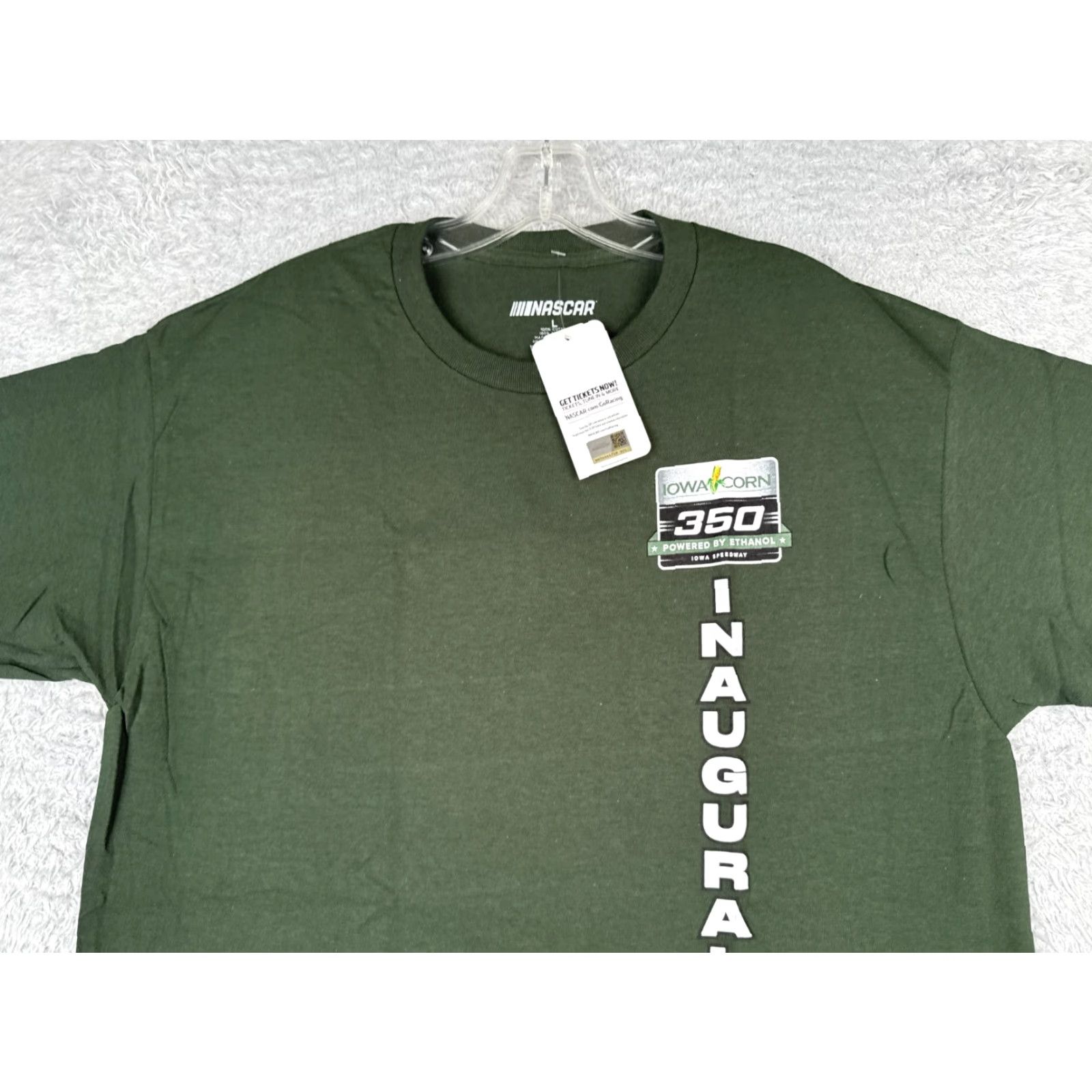 NASCAR Nascar Shirt Adult Large Green Inaugural Iowa Corn 350 Iowa Speedway 2024 Shirts Size US L / EU 52-54 / 3 - 4 Thumbnail