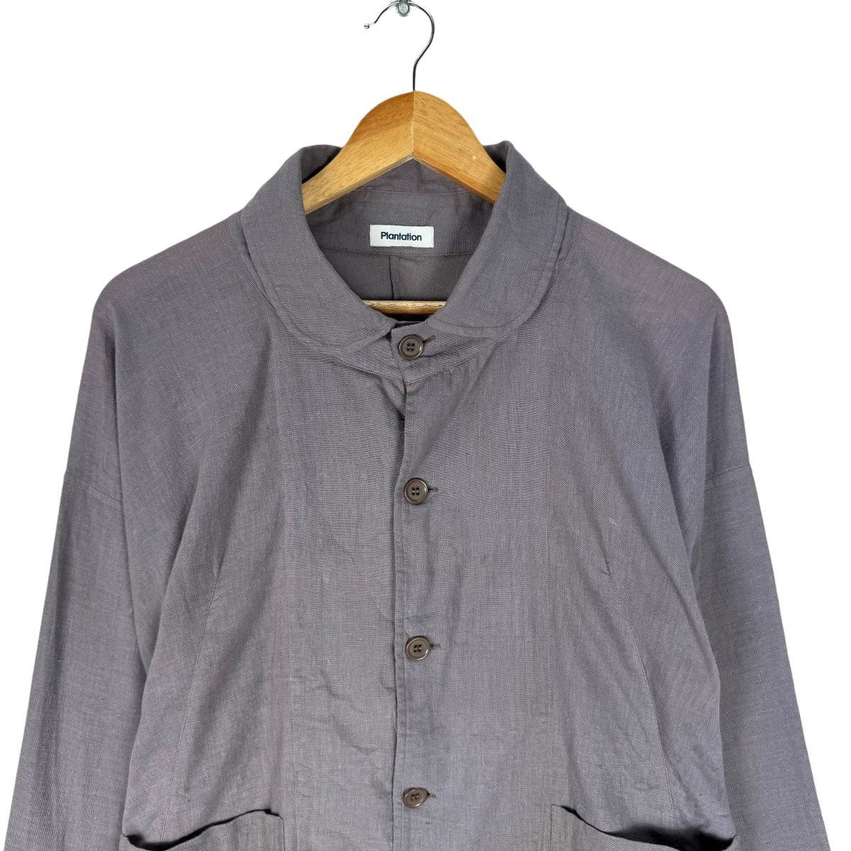 Issey Miyake × Japanese Brand ⚡️90s PLANTATION ISSEY MIYAKE BUTTON SHIRTS Size M / US 6-8 / IT 42-44 - 2 Thumbnail