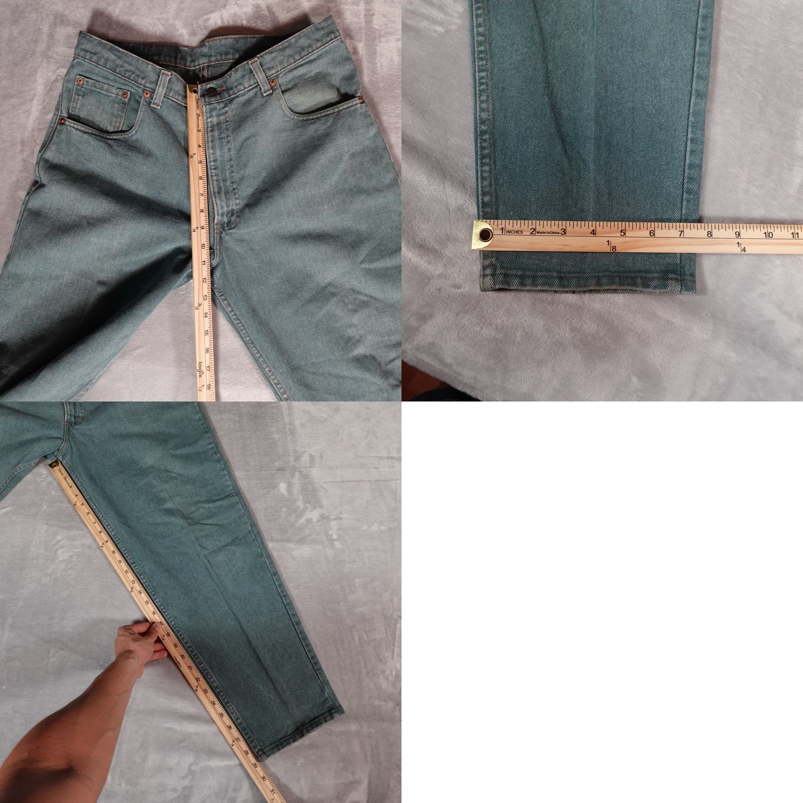 Levi's VINTAGE Levi's 560 Jeans Mens 35 Relaxed Tapered Fit 29 Inseam Blue Denim 90s Size US 35 - 8 Thumbnail