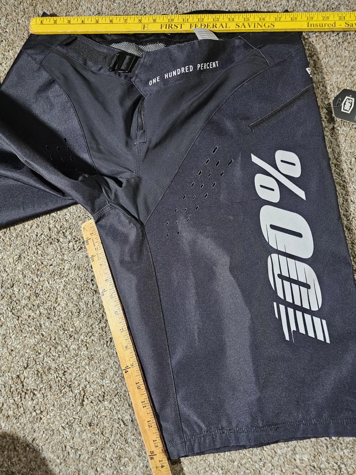 Designer 100% Mens 36 Downhill Cool R-Core Mountain Bike Shorts Black Size ONE SIZE - 8 Thumbnail