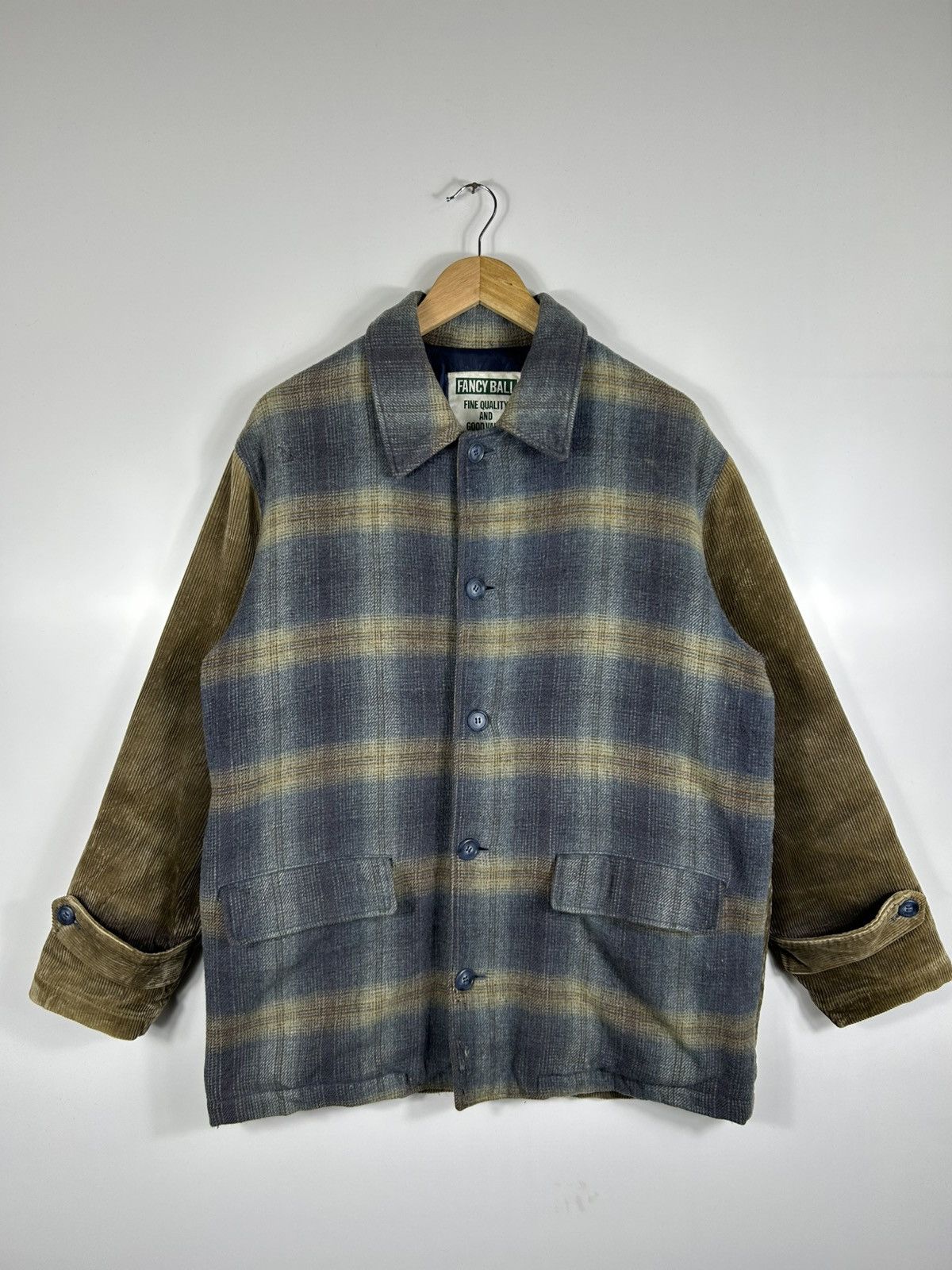 Japanese Brand HACKNEY UNION WORKHOUSE Bill Sykes Corduroy Coat