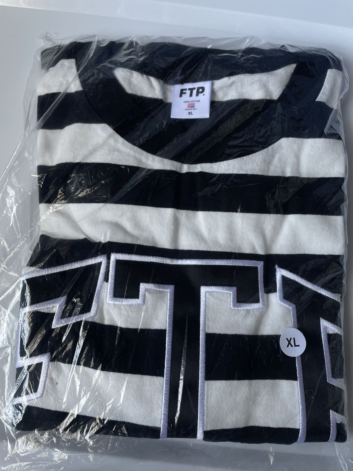 Fuck The Population FTP ARCH LOGO STRIPPED TEE XL Size US XL / EU 56 / 4 - 2 Thumbnail